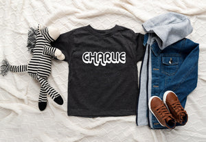 Retro Custom Name baseball design on Baby Short Newborn