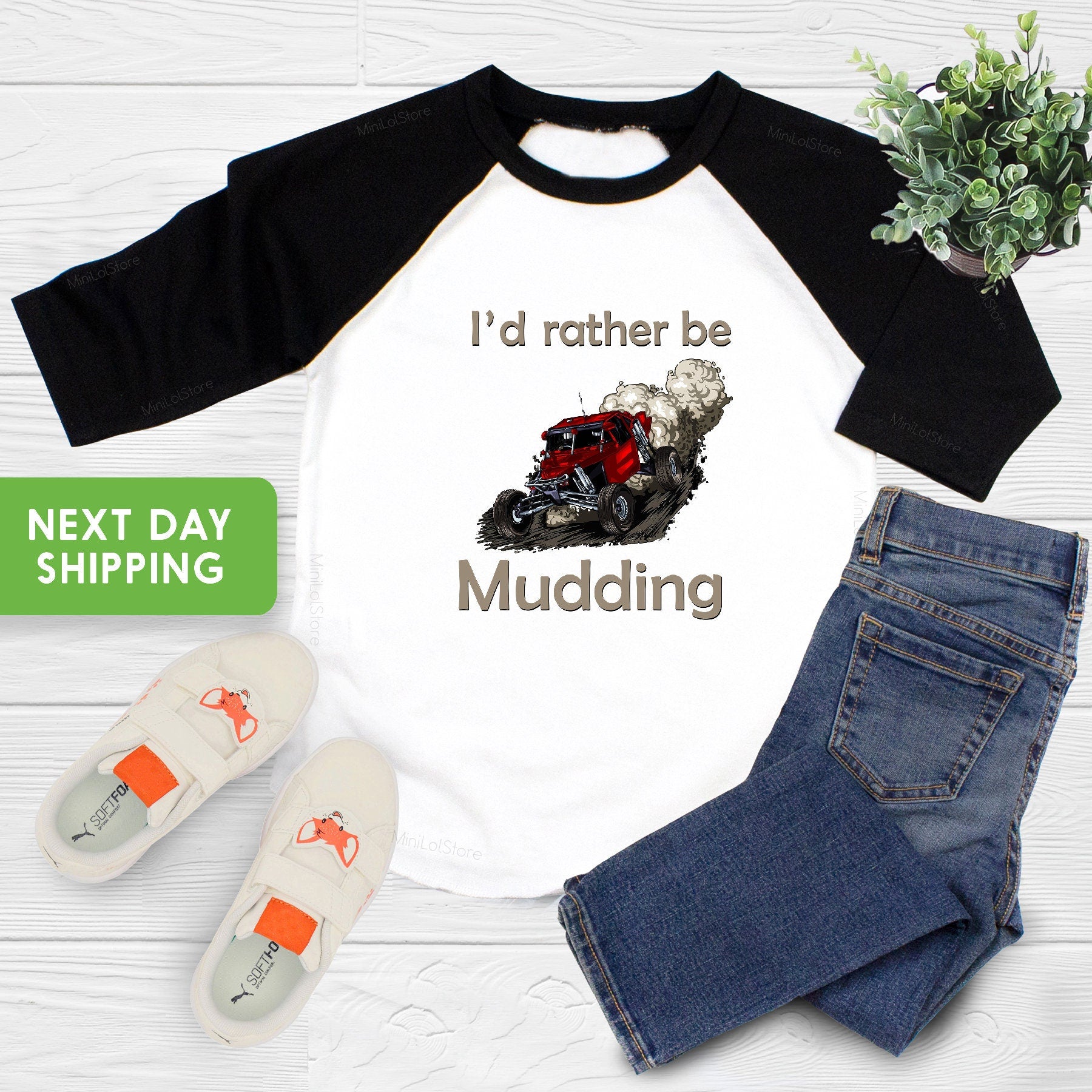 I'd Rather Be Mudding Onesie®, Off-Roading Onesie®, Off-Road Onesie®, Mudding Toddler Shirt, New Baby Gifts, Mudding Baby Bodysuit