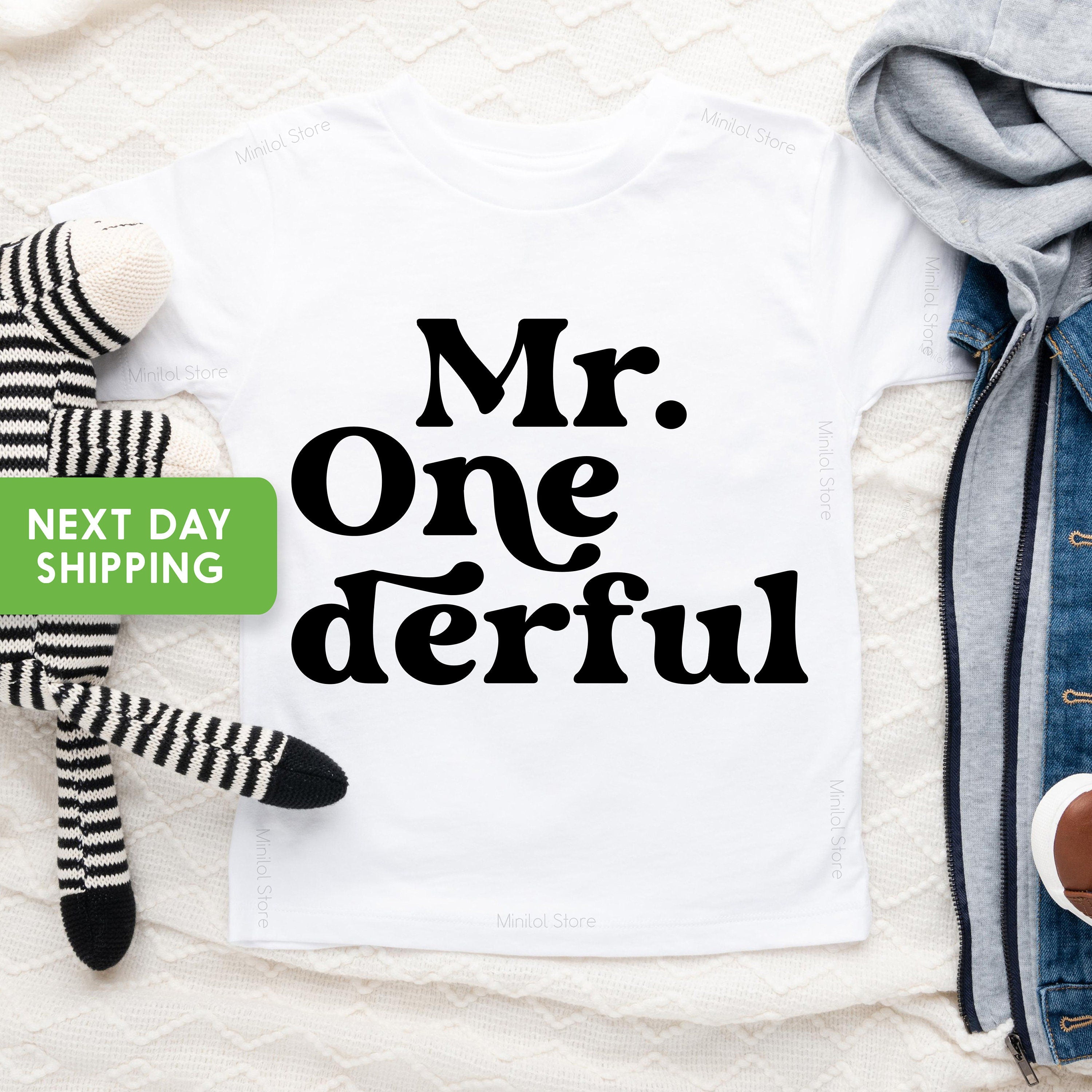 Mr. Onederful Onesie®, Boy Birthday Onesie®, The Birthday Boy, The Birthday Boy Gift, Retro Birthday Boy, First Birthday Onesie®
