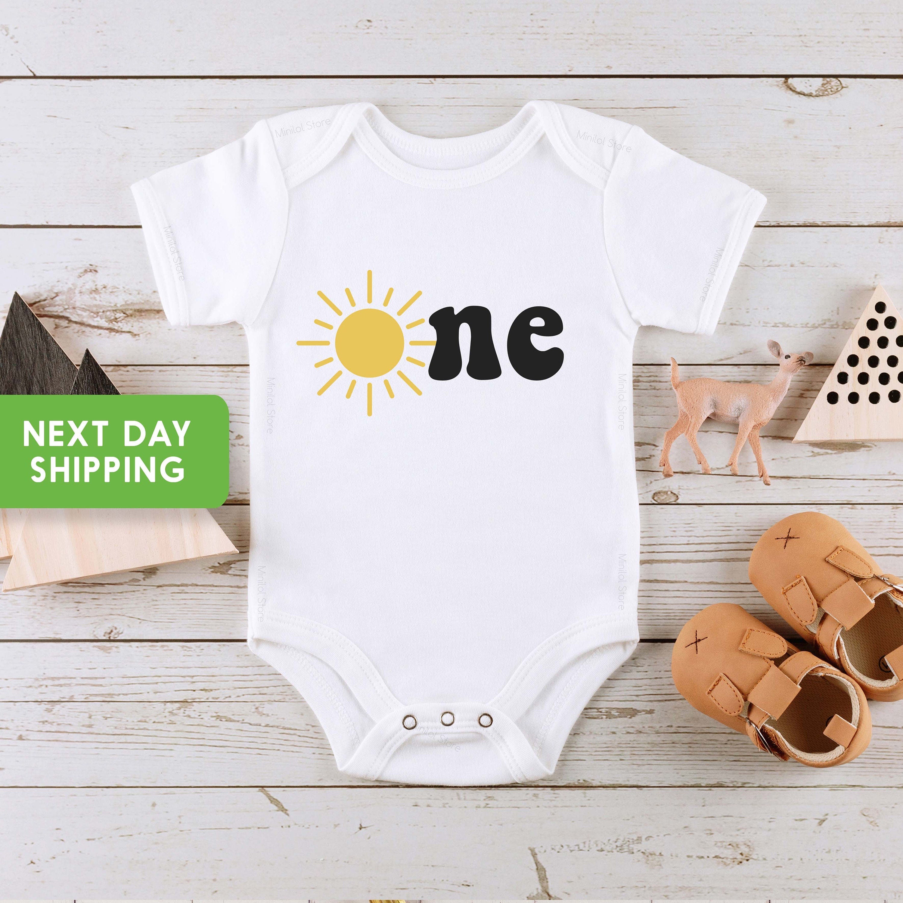 Sun Birthday Baby Onesie®, My First Trip Around The Sun Onesie®, First Birthday Onesie®, Space Birthday Bodysuit, Boho Birthday Onesie®