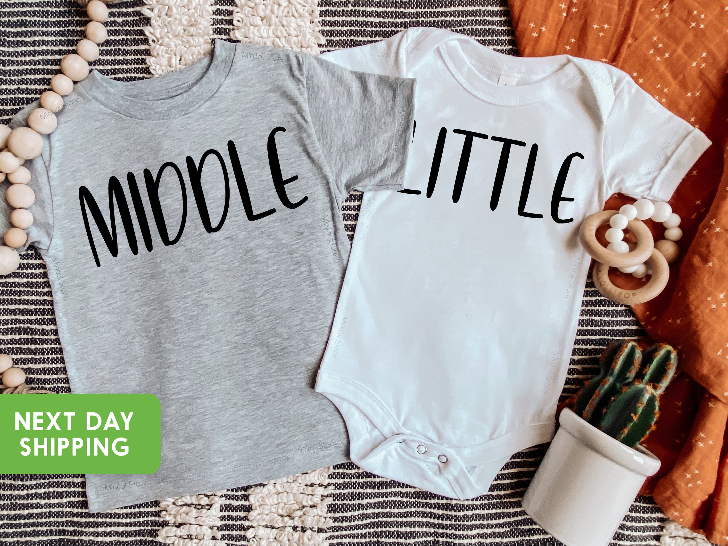 Pregnancy Reveal Announcement Sibling T-shirts. Big, Middle, Little, Second, Third, Fourth Pregnancy Announcement, Sibling Shirts