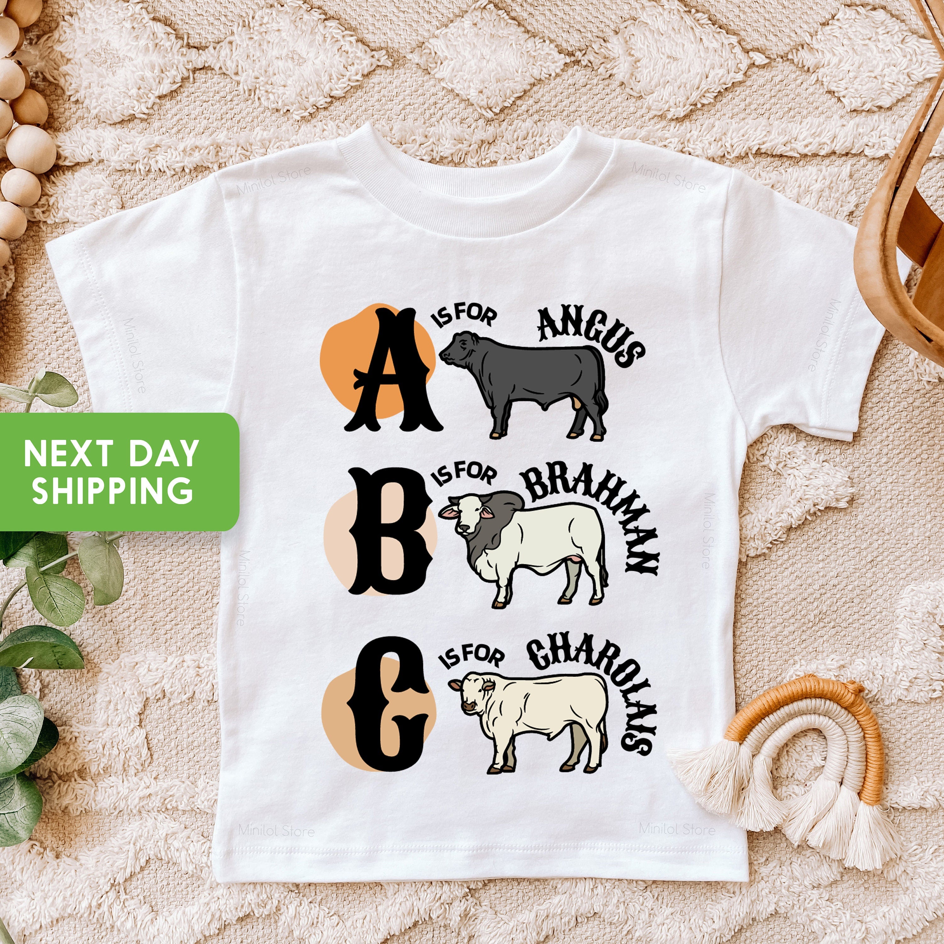 Boho Farm Onesie®, Country Cows Baby Bodysuit, Retro Western Kids Shirt, Vintage Cowboy Toddler Shirt