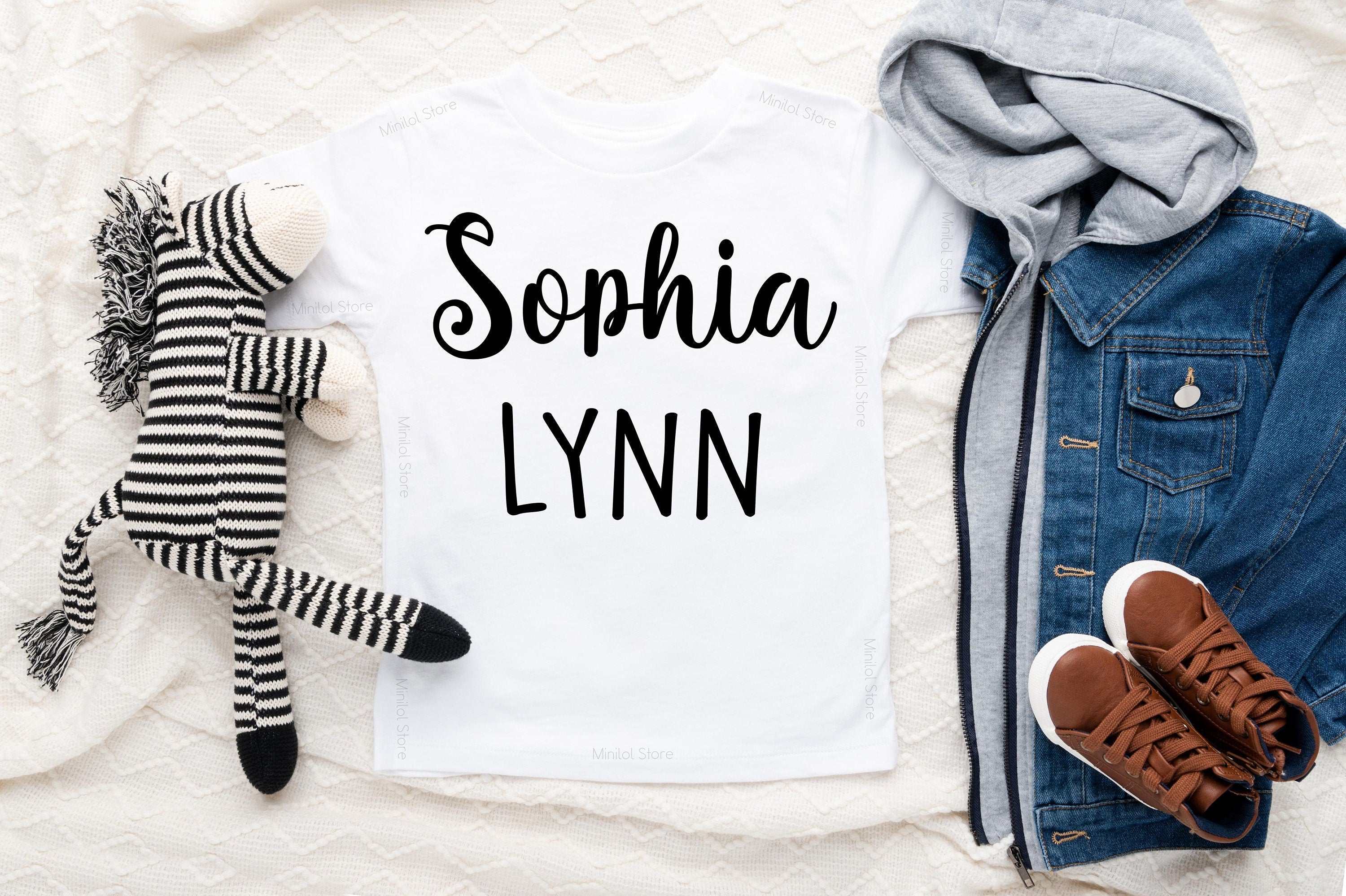 Personalized Girl Name Shirt, Custom Girl Tee, Custom Boy Tee, Personalized Kids Shirt, Boho Girls Name Kids Shirt, Custom Name Boy Girl Tee