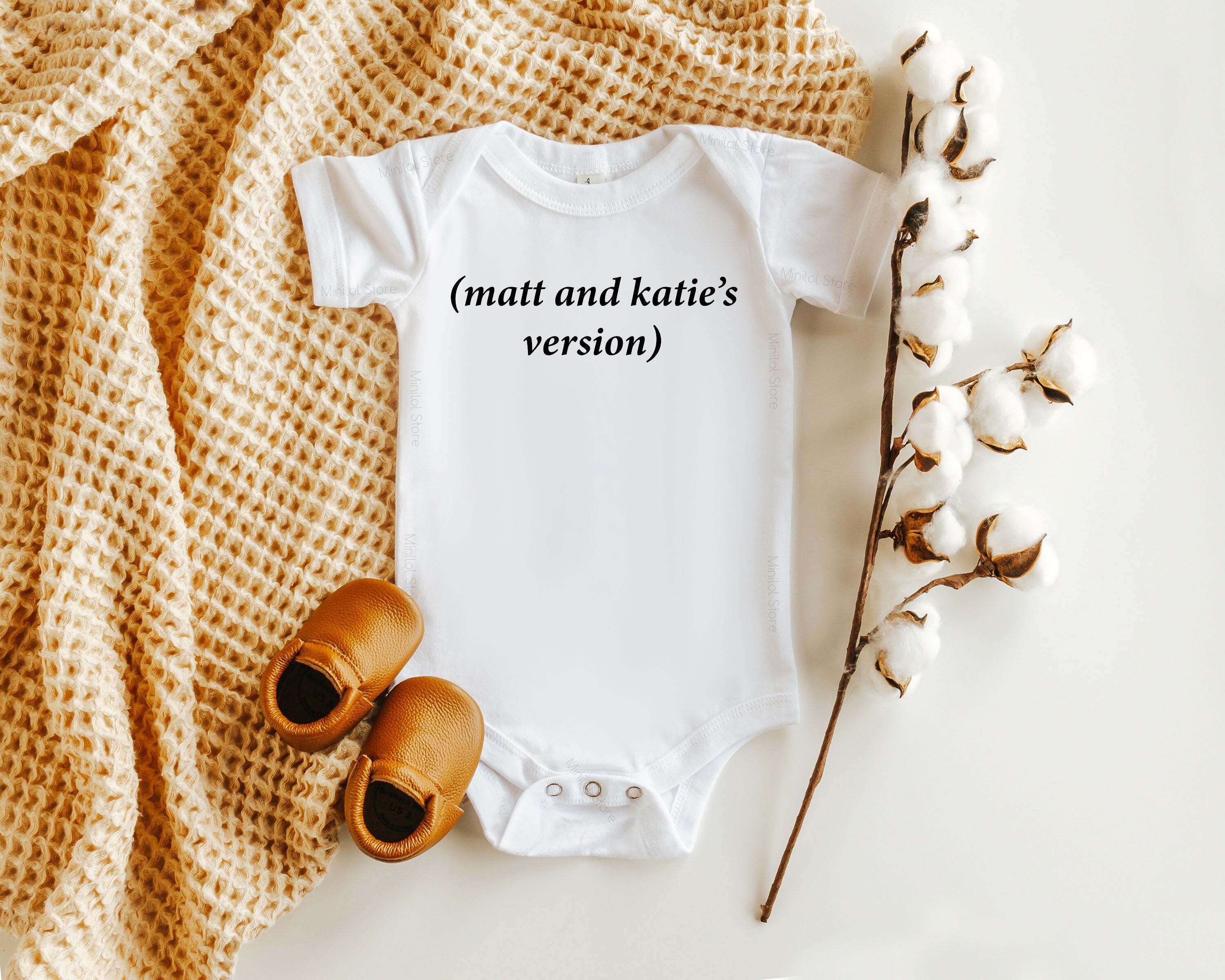 Mommy's Version OnesieĀ®, Baby Shower Gift, Custom Gender Neutral OnesieĀ®, Newborn OnesieĀ®, Infant Bodysuit, Gift For Baby, Babyshower gift