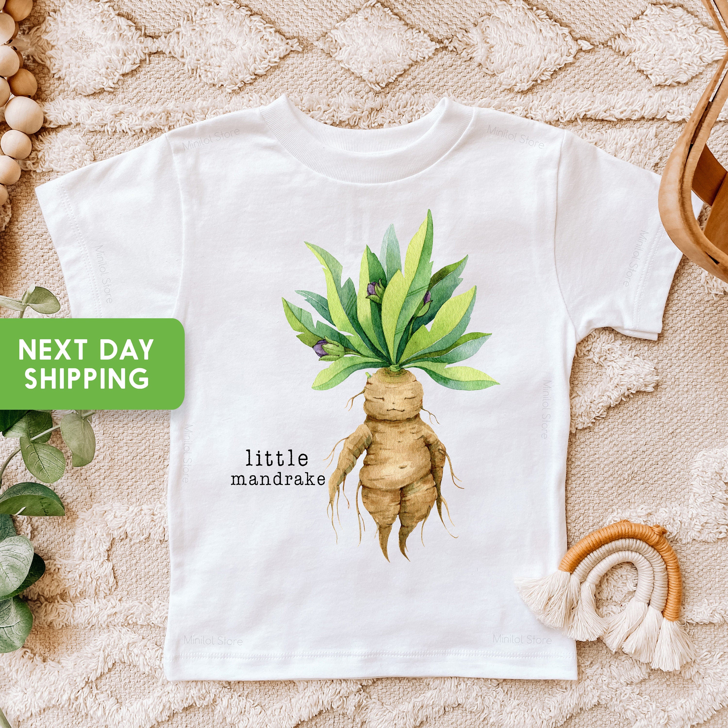 Little Mandrake Bodysuit, Mandrake Onesie®, Wizard Onesie®, Potter Onesie®, Magic Onesie®, Harry Wizard Baby Clothes, Wizard Bodysuit