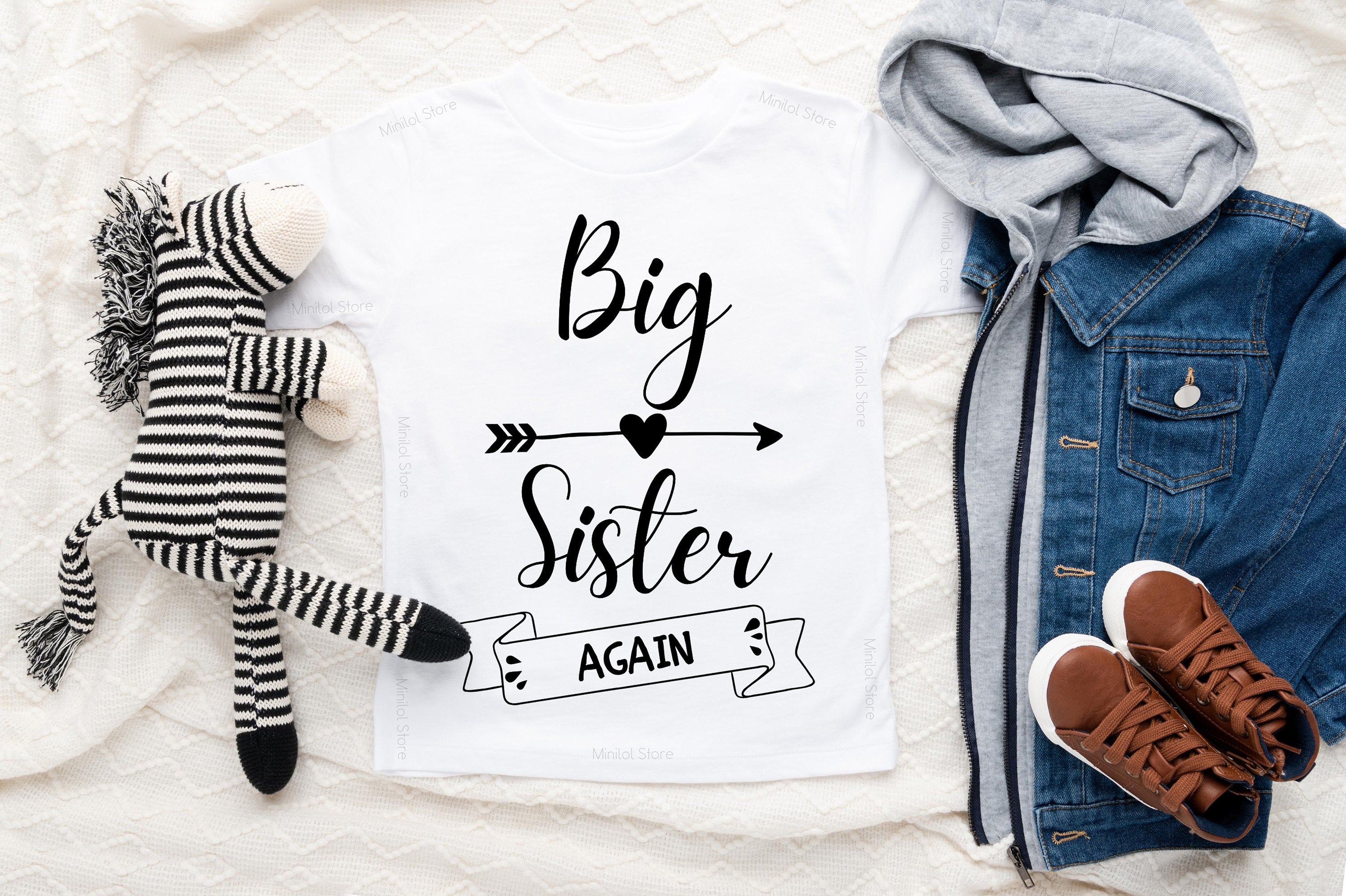 Big Sister In Training Big Sister Again Shirt, Gift For Big Sister To Be Shirt, Pregnancy Announcement Shirt, Matching Sisters Shirt