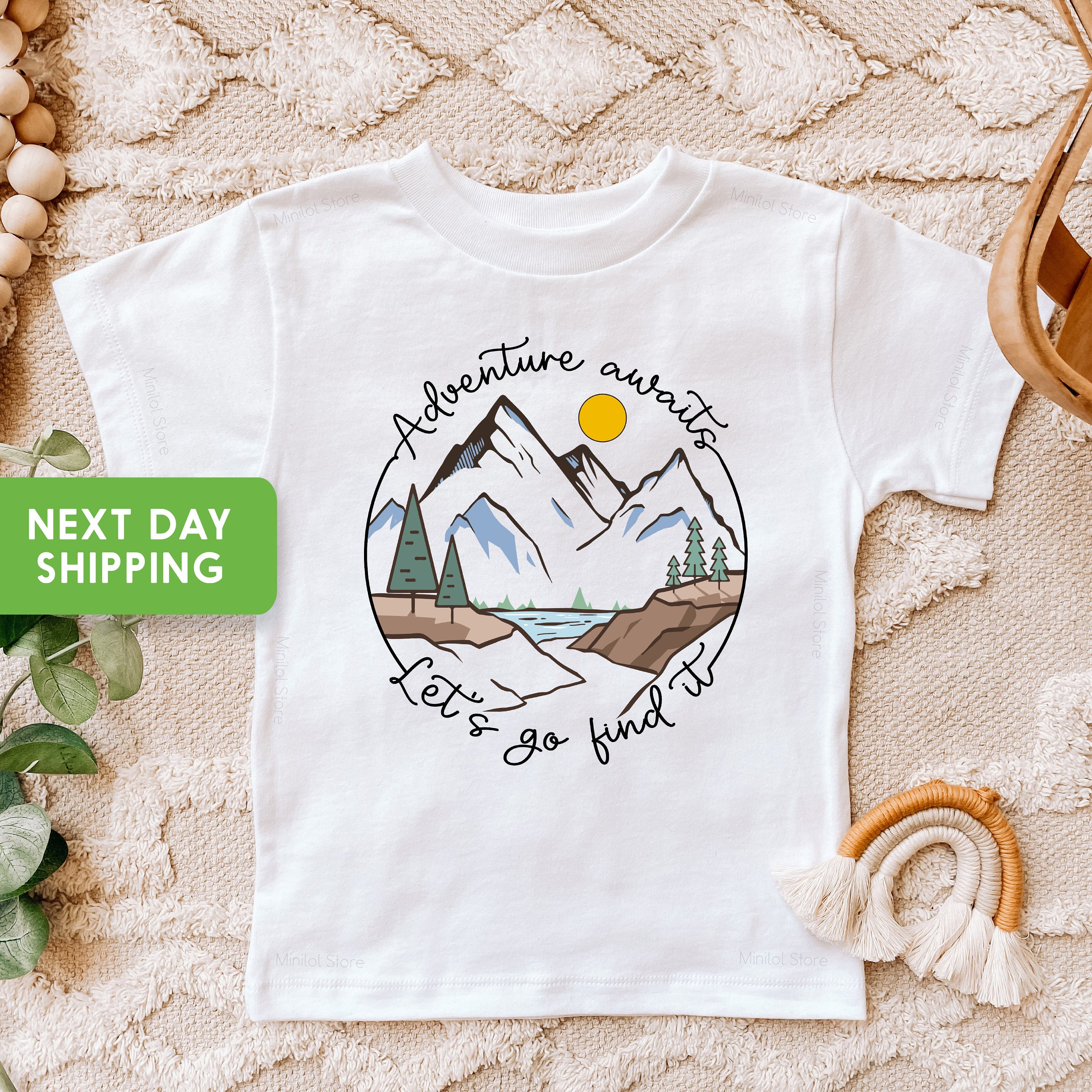 Adventure Awaits Let's Go Find It Baby Onesie®, Hipster Baby Bodysuit, Adventure Cute Baby Shirt, Camping Bodysuit, Adventure Baby Clothes