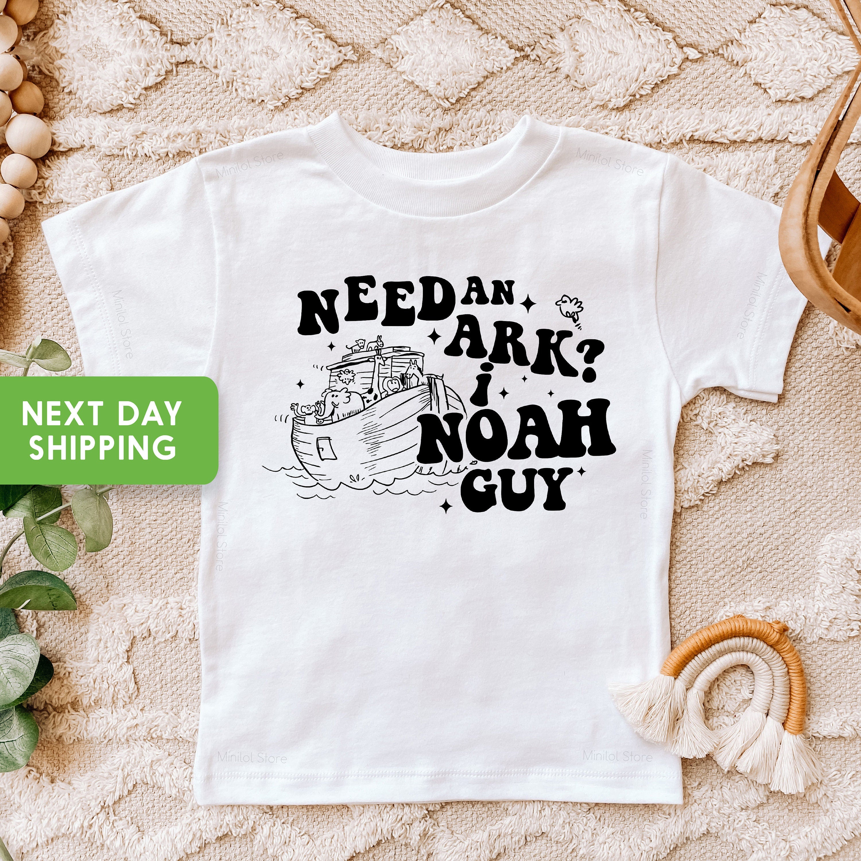 Need an Ark? I Noah Guy Kids Shirt, Christian Baby OnesieĀ®, Christian Shirts for Kids, Religious Baby OnesieĀ®, Christian Baby Gift, Baptism