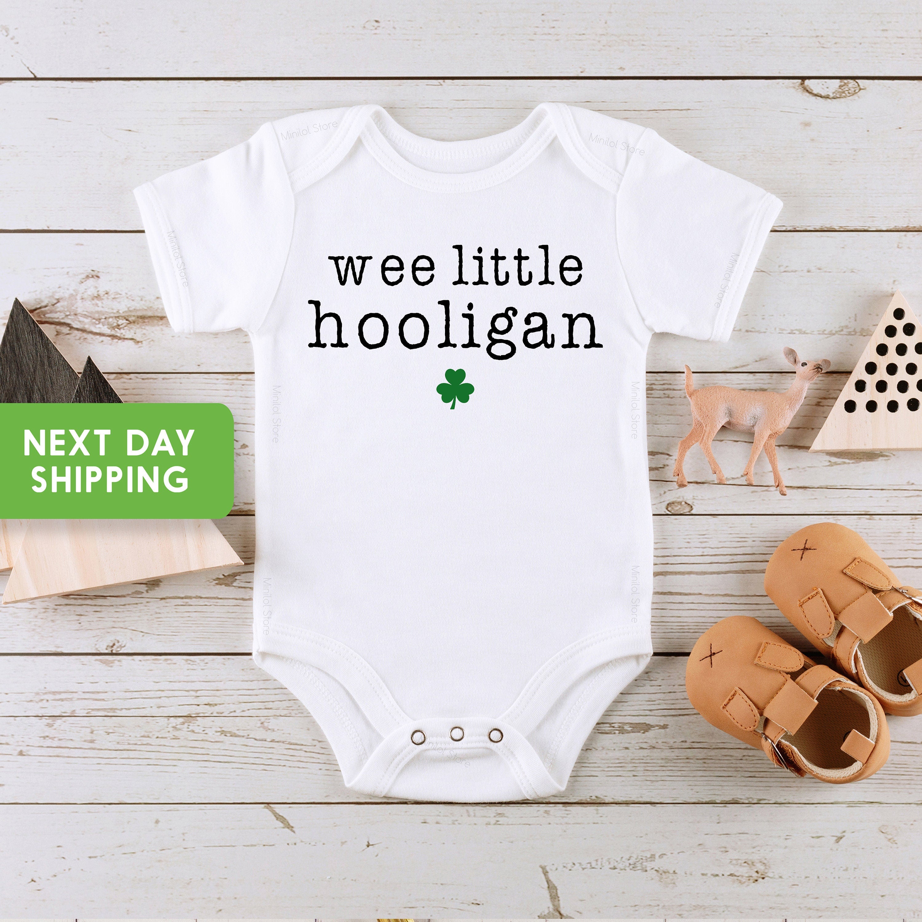 Wee Little Hooligan Kids Shirt, St. Patrick's Day Toddler Shirt, Funny Irish Kids Tee, Wee Little Hooligan OnesieĀ®, St Patrick's Day OnesieĀ®