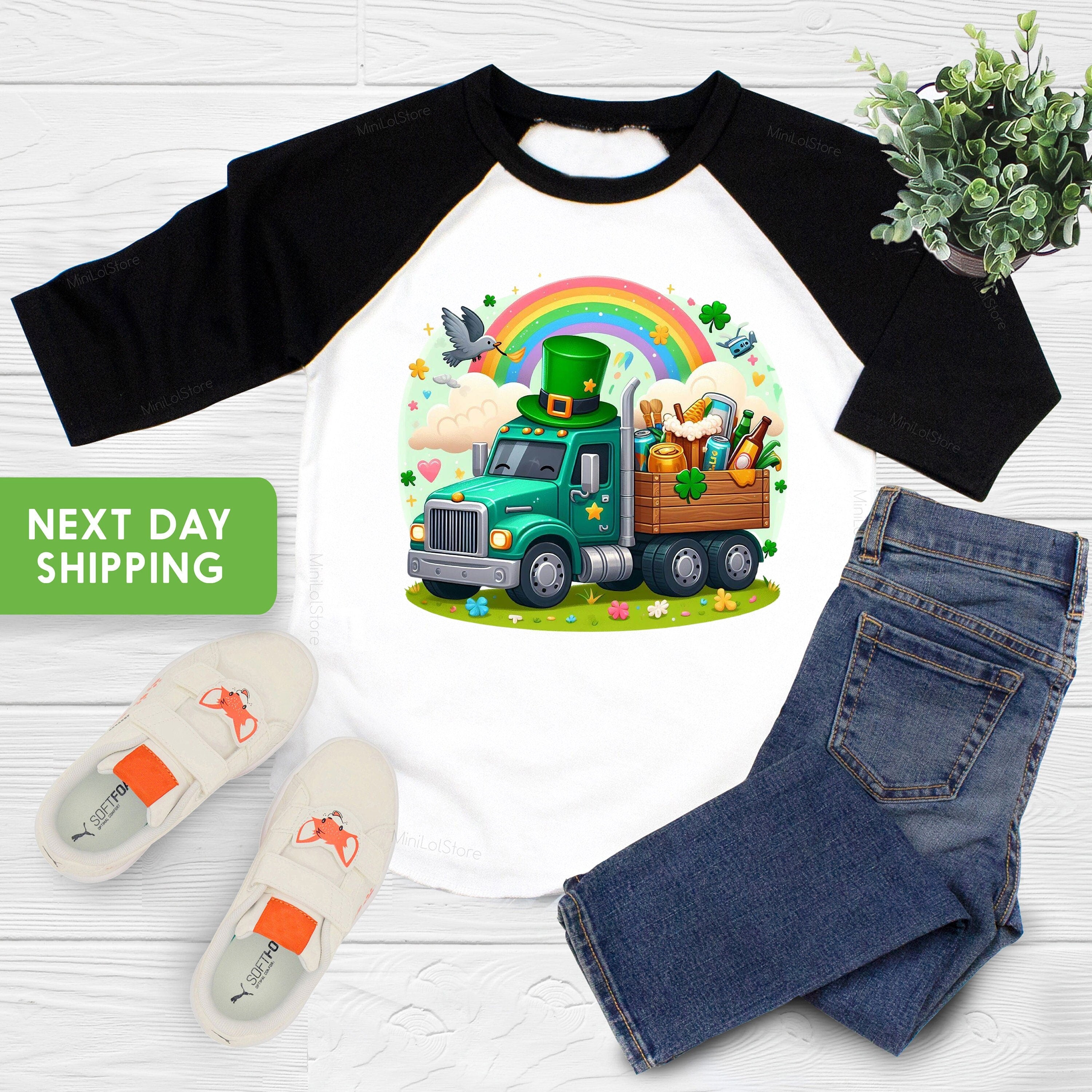 Load of Luck Kids Shirt, St Patrick Baseball Shirt, Baby Boy St Patricks Day Irish OnesieĀ®, Cute Irish Baby, St. Patrick Boys Tee
