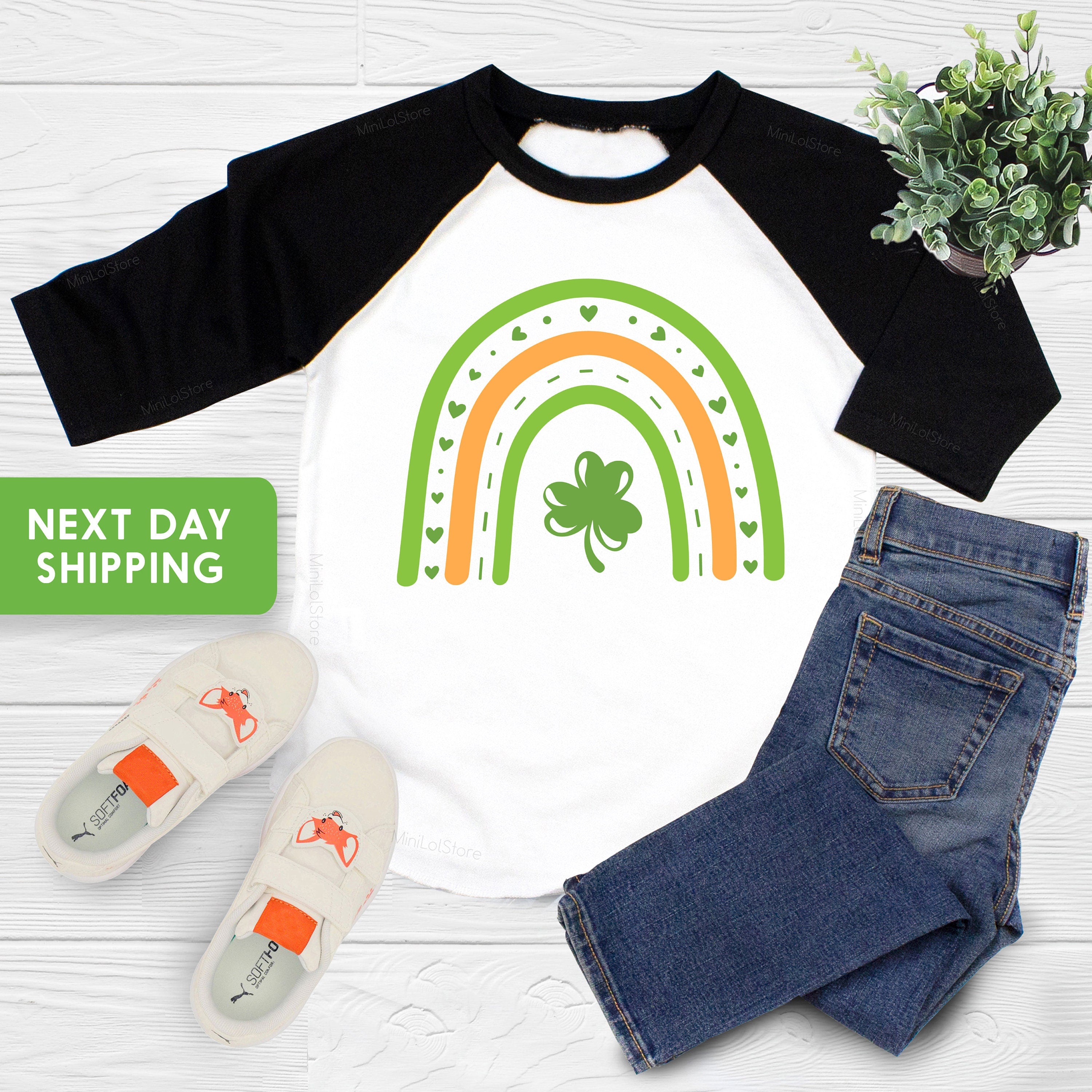 St. Patrick's Day Lucky Baby Onesie®, Cute Lucky Rainbow Kids Shirt, Baby Irish Shirt, Irish Baby Rainbow Shirt, St Paddy's Rainbow Onesie®