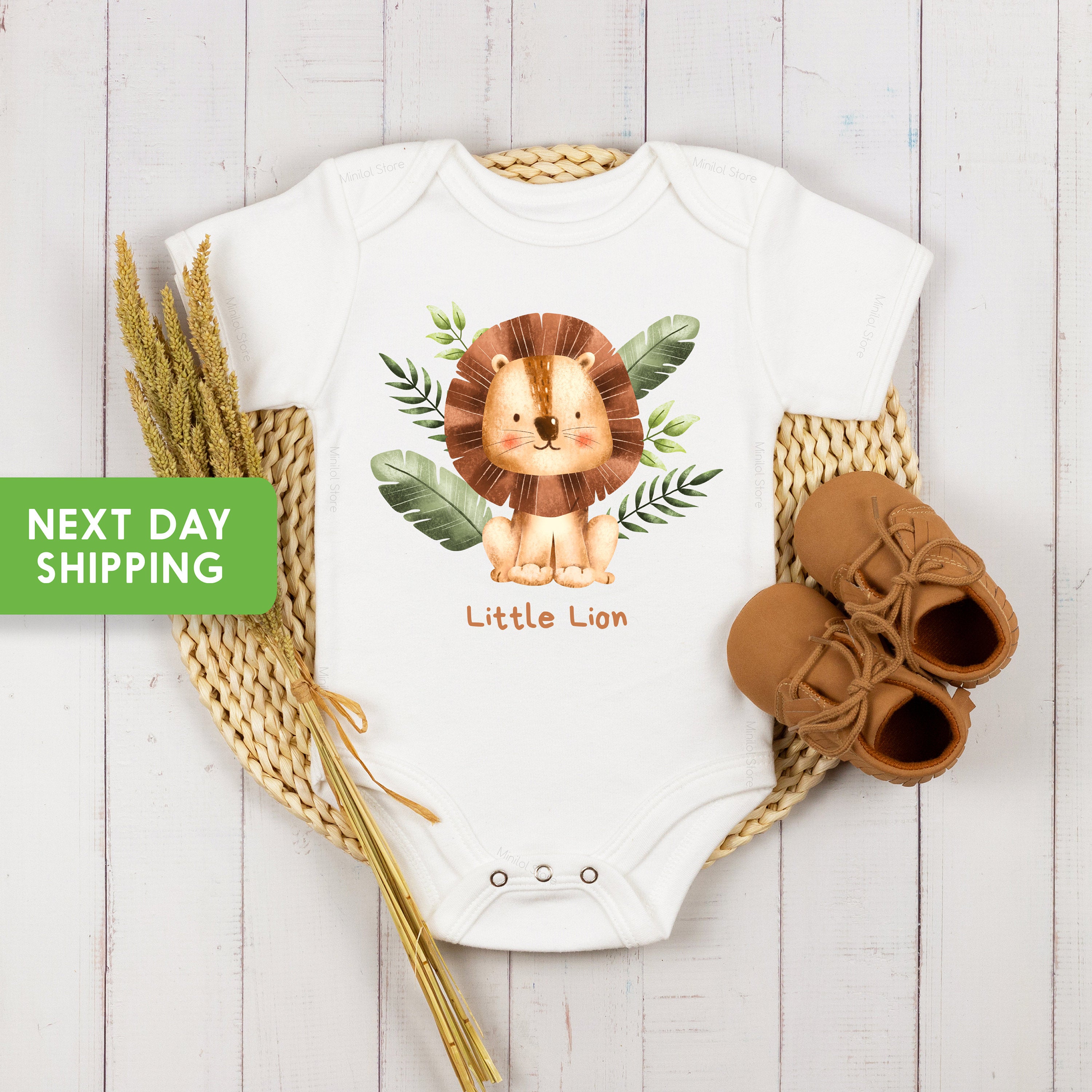 Little Lion OnesieĀ®s, Cute Baby OnesieĀ®, Baby Shower Gift, Baby Boy Onesie, Baby Boy Shirts, Cute Animal OnesieĀ®, Lion OnesieĀ®, Safari Baby