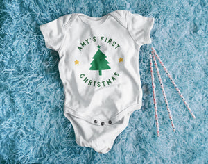 Personalized First Christmas Name Onesie® Christmas product image 3