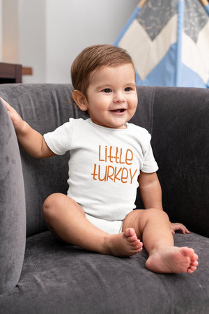 Available garment styles for Little Turkey Thanksgiving Baby Onesie® – Style 2