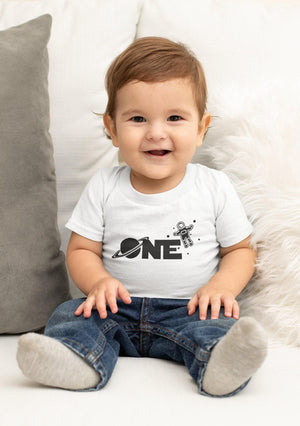 One Space First Birthday Kids Shirt birthday product image 7