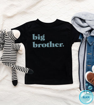 Big Brother Pregnancy Announcement heart design on Baby Short Sleeve Onesie®