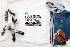 Personalized Train Birthday Kids Shirt birthday product image 5