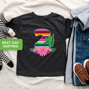 Fiesta Second Birthday Kids Shirt birthday product image 2