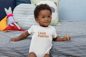 Little Pumpkin Fall Baby Onesie® product image 5