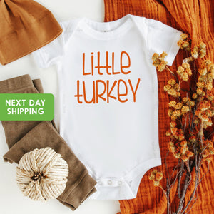 Little Turkey Thanksgiving Baby Onesie® product image 2