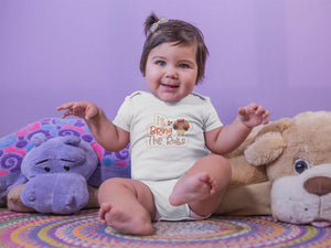 Available garment styles for I'll Bring the Rolls Thanksgiving Baby Onesie® – Style 2