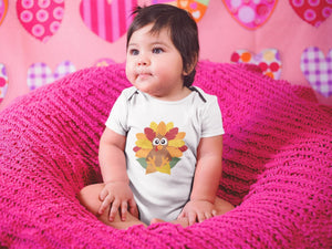 Seasonal apparel color chart for Little Turkey Fall Baby Bodysuit