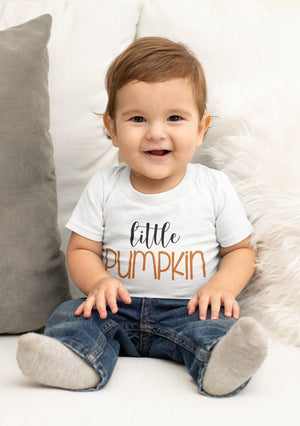 Seasonal apparel color chart for Little Pumpkin Fall Baby Onesie® – Style 2
