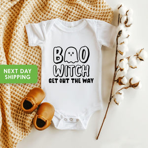 Boo Witch Get Out the Way Halloween Onesie® product image 3