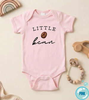 Minimal Little Bean coffee cup design on Baby Short Sleeve Onesie®