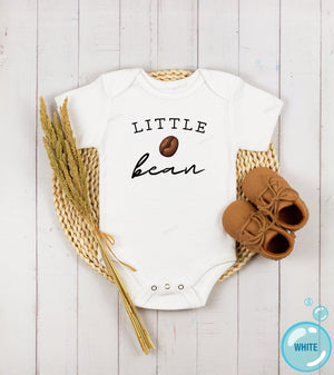 Minimal Little Bean coffee cup design on Baby Short Sleeve Onesie®