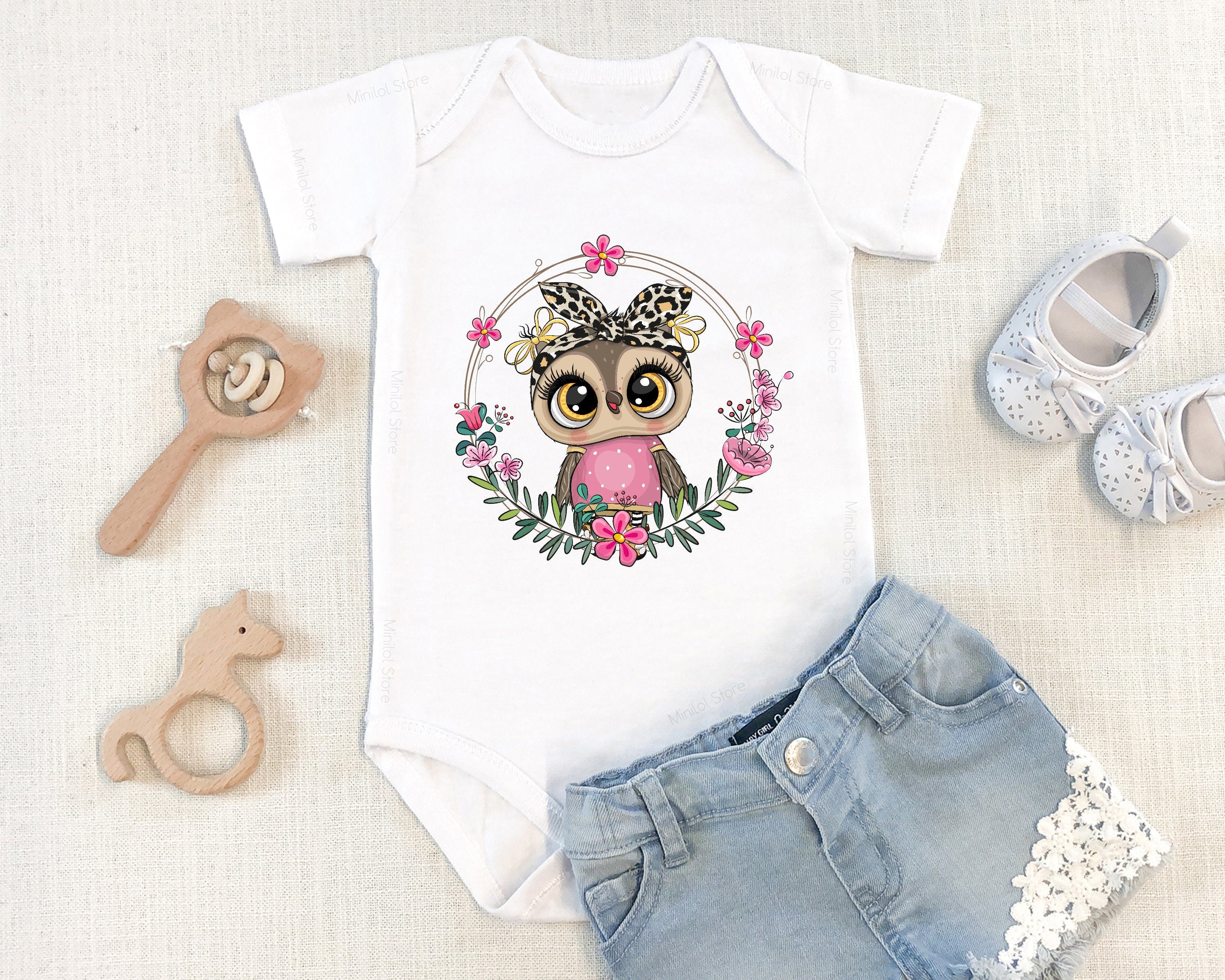 Owl Onesie®For Girl, Owl Baby Onesie® Owl Baby Shower Gift For Girl, Cute Owl Baby Clothes, Onesie® For Baby