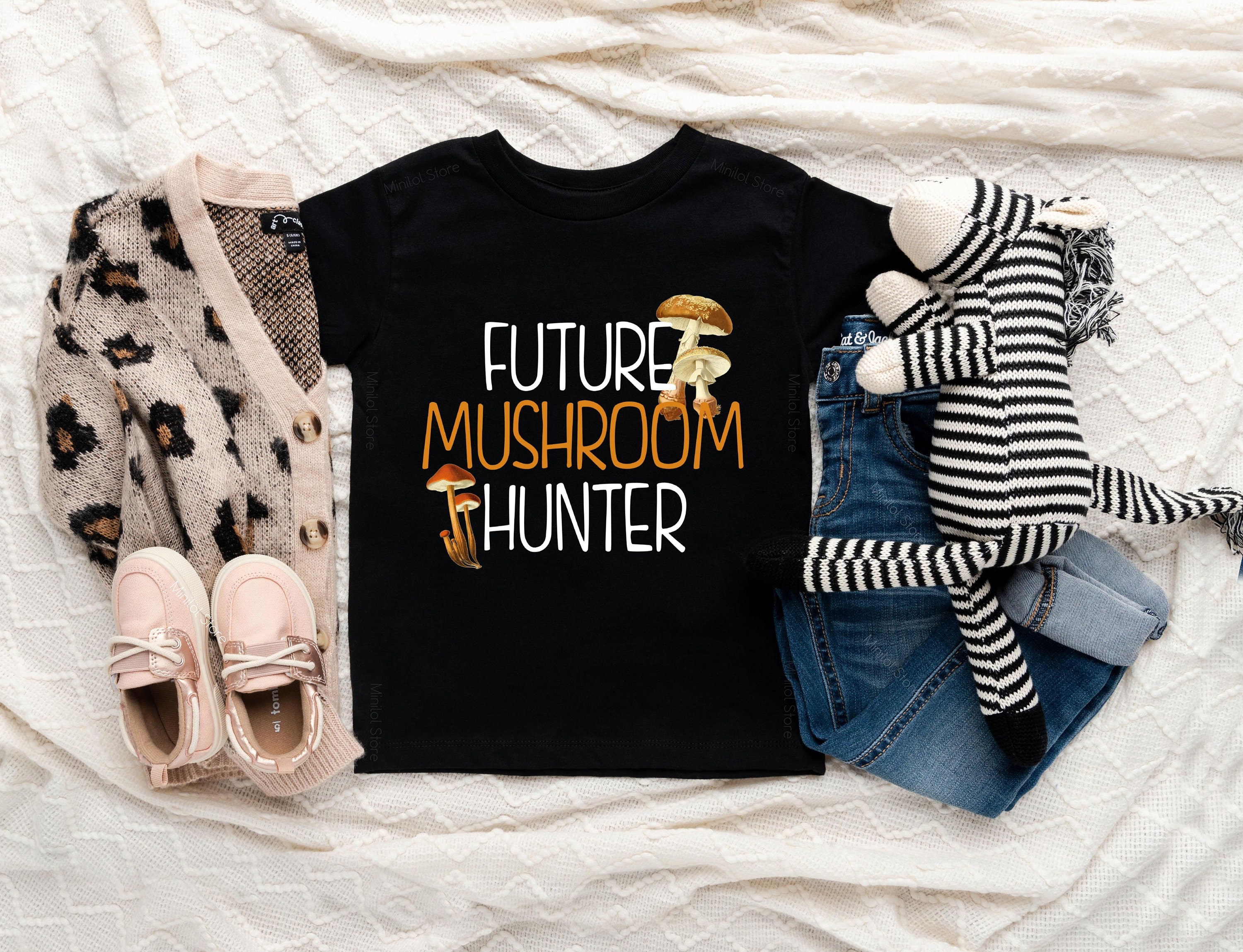 Future Mushroom Hunter Toddler Shirt, Mushroom Forager Kids Shirt, Mushroom Shirt, Adventure Toddler Shirt