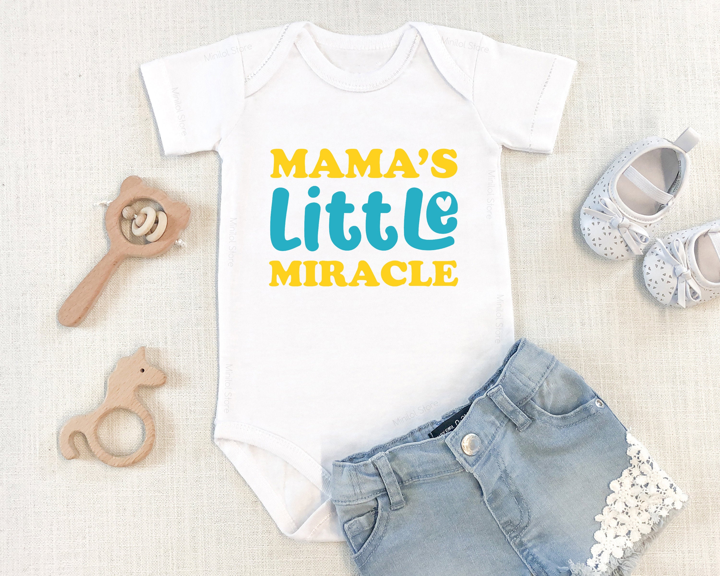 Mama's Little Miracle Baby Onesie® Cute Miracle Baby Gift