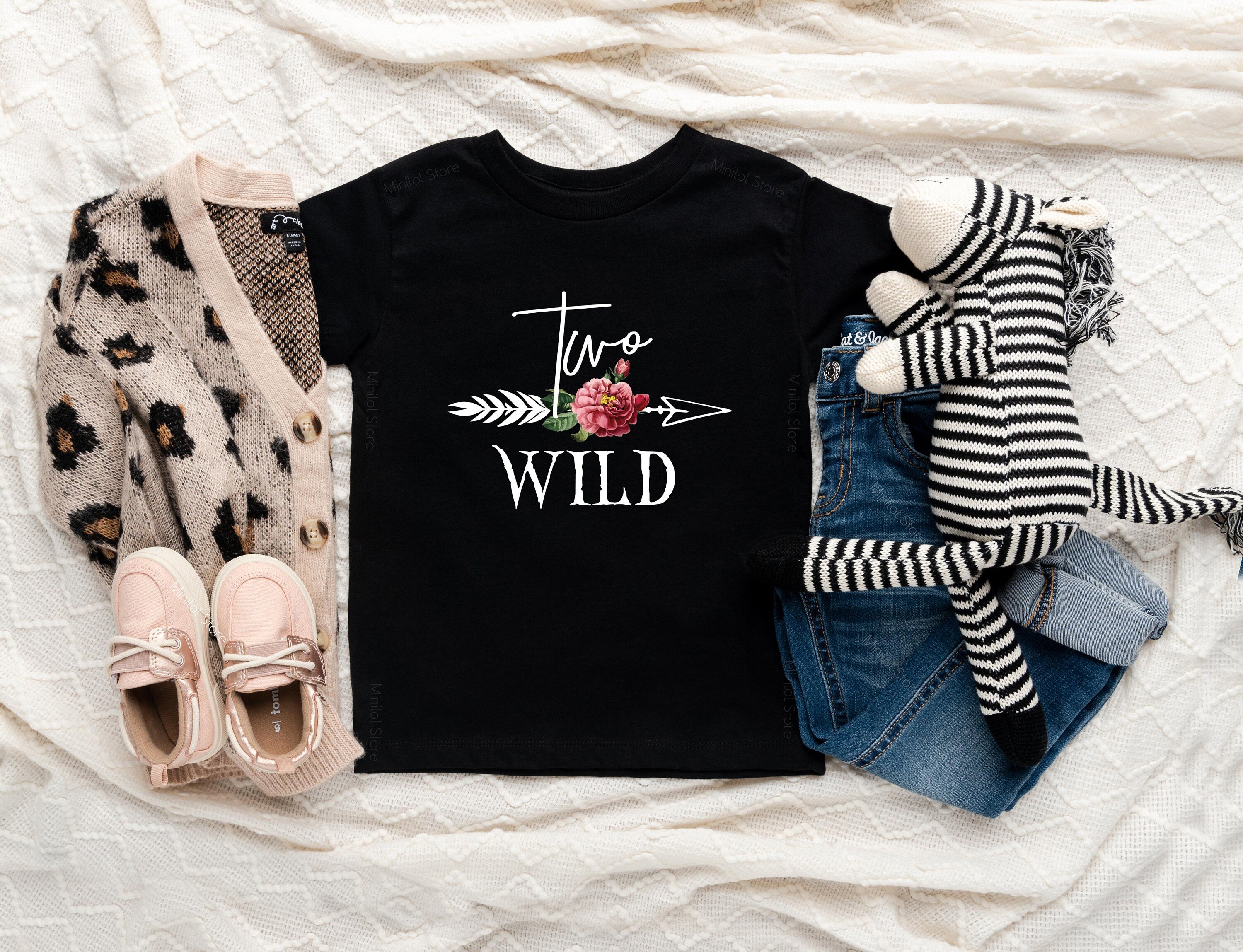 Two Wild Birthday Shirt, Second Birthday Shirt, Raglan Shirt, Birthday Kids Shirt, 2nd Birthday Shirt