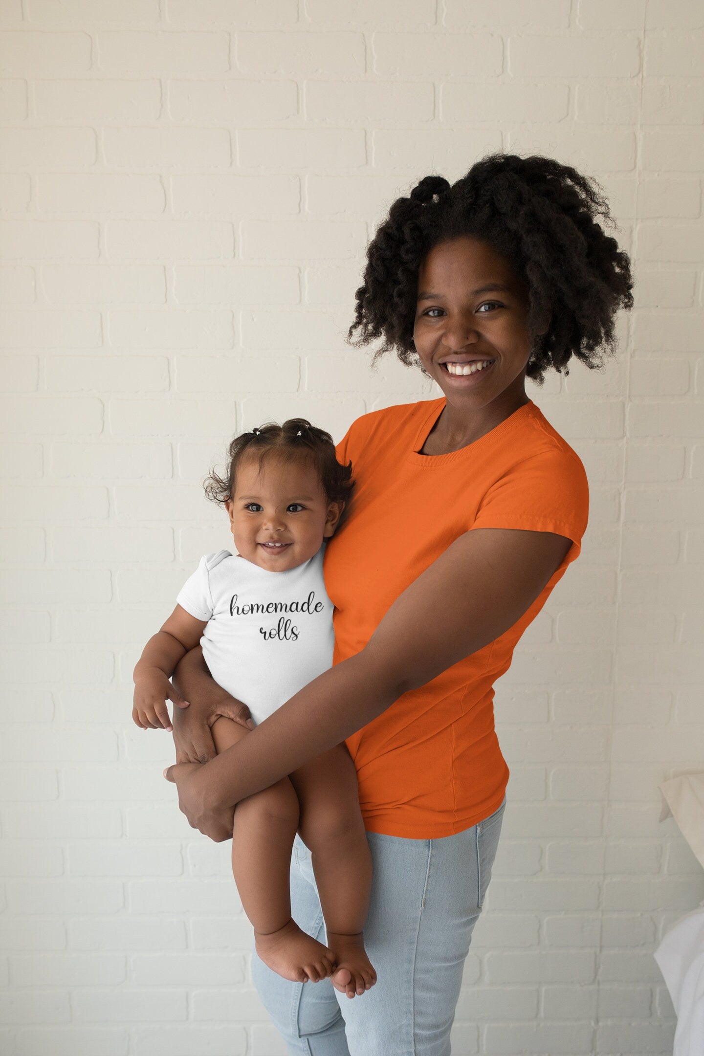 Available garment styles for Homemade Rolls Thanksgiving Baby Onesie® – Style 2