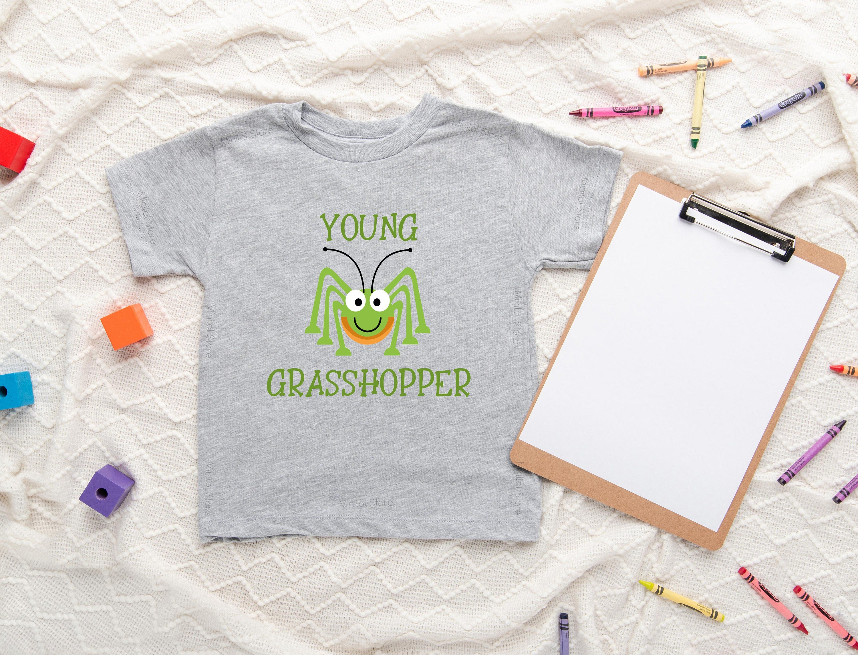 Young Grasshopper Shirt, Funny Toddler Shirt, Grasshopper Toddler Shirt, Cute Toddler Gift