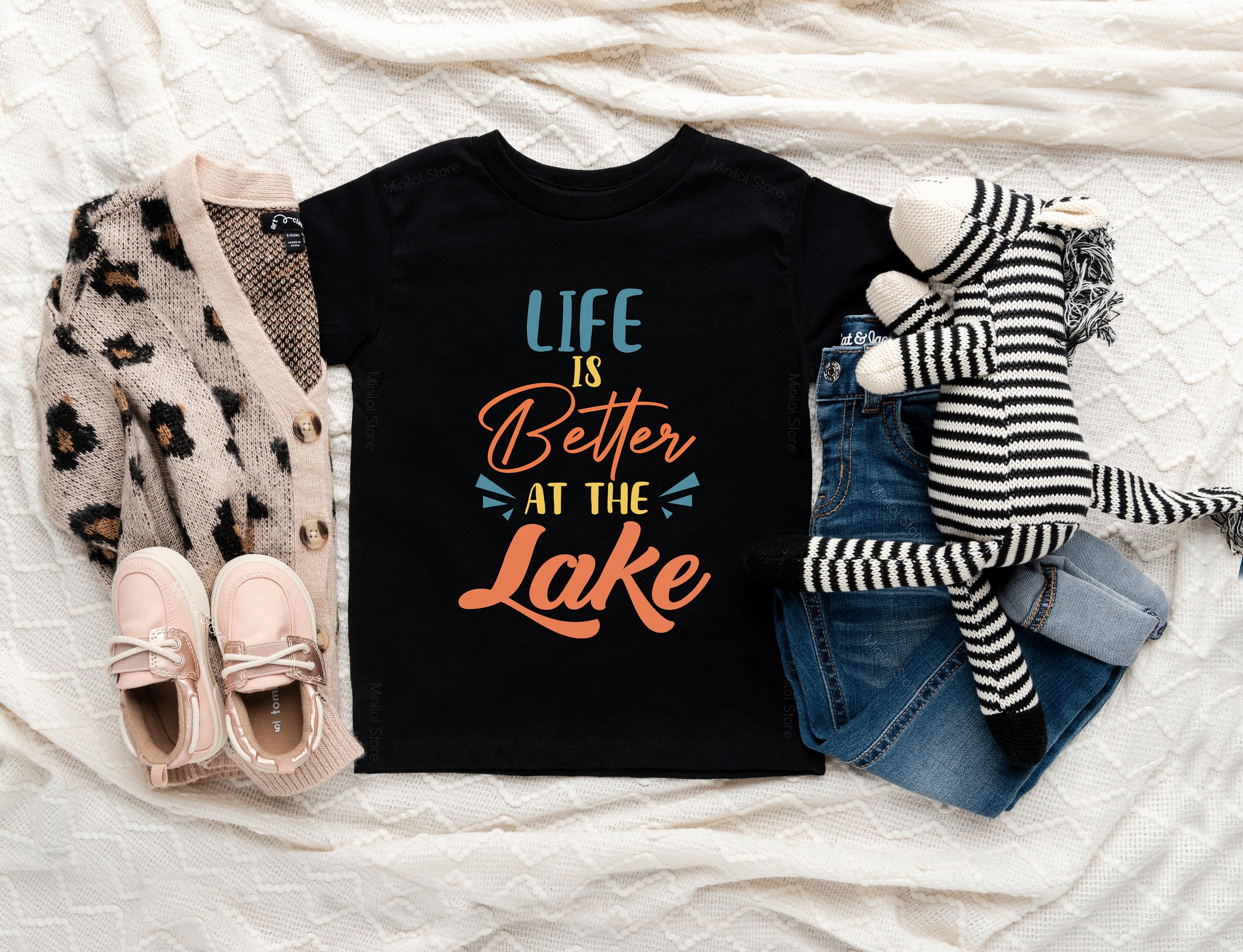 Lake Life Shirt, Life Is Better At The Lake Raglan, Little Camper Shirt, Adventure Kids Shirt