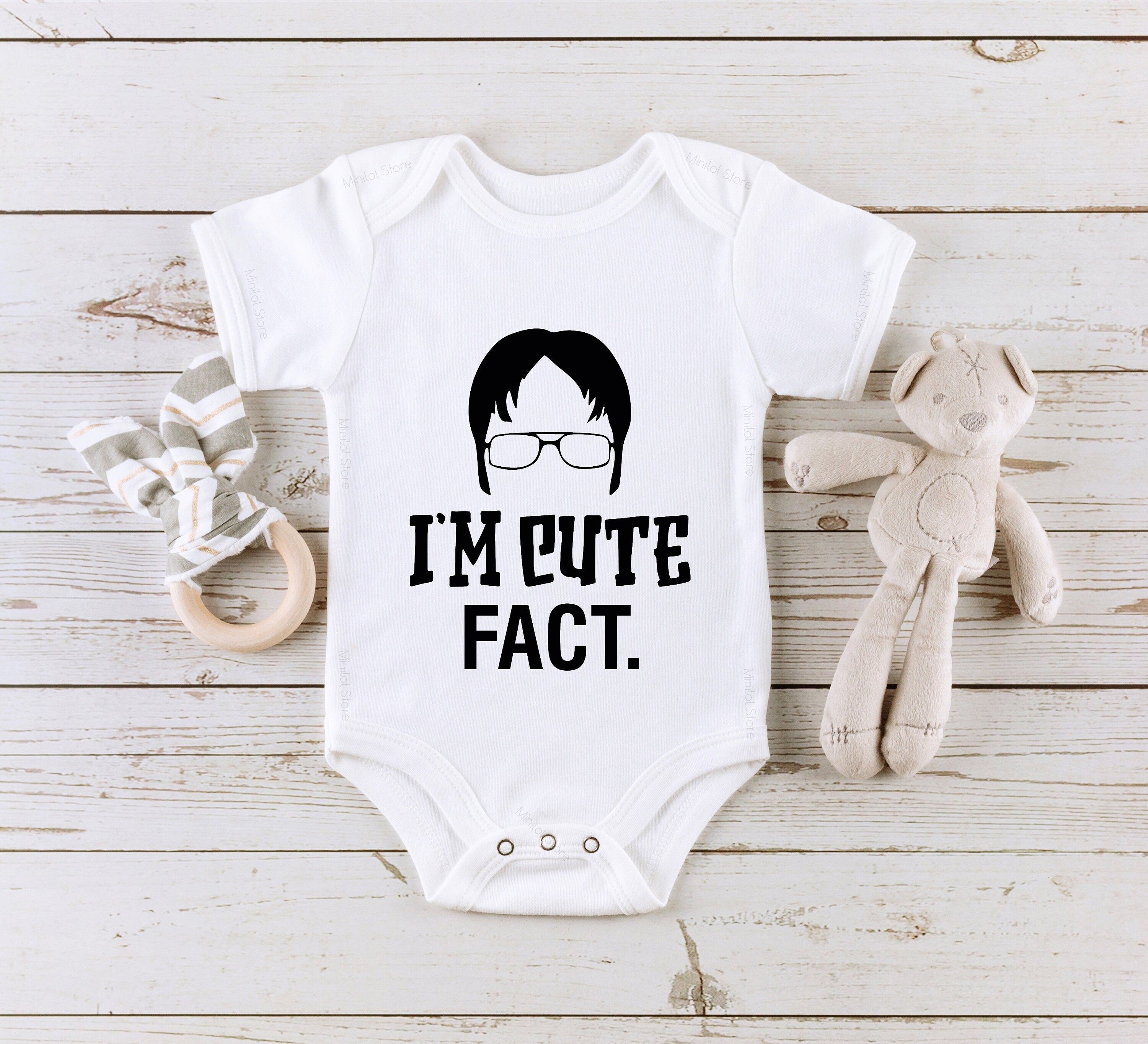 Funny Baby Onesie® The Office Humor, Cute Baby Onesie® Unisex Baby Onesie®