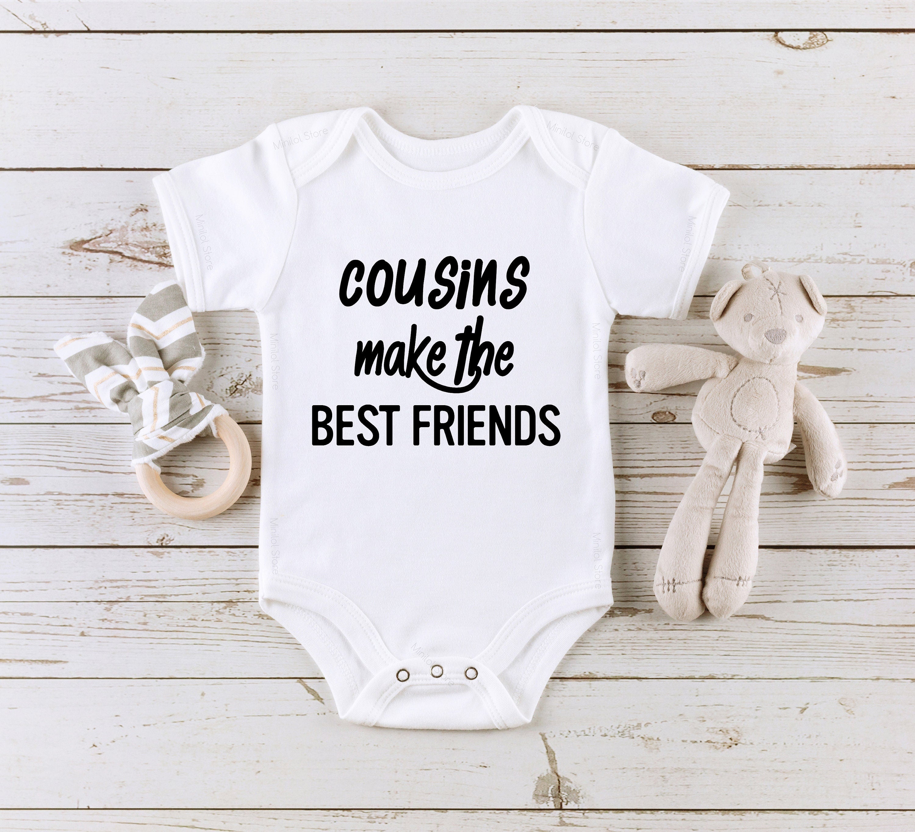 Cousin Onesie® Pregnancy Announcement, Onesie®For Cousins, Cousins Make the Best Friends, Pregnancy Announcing