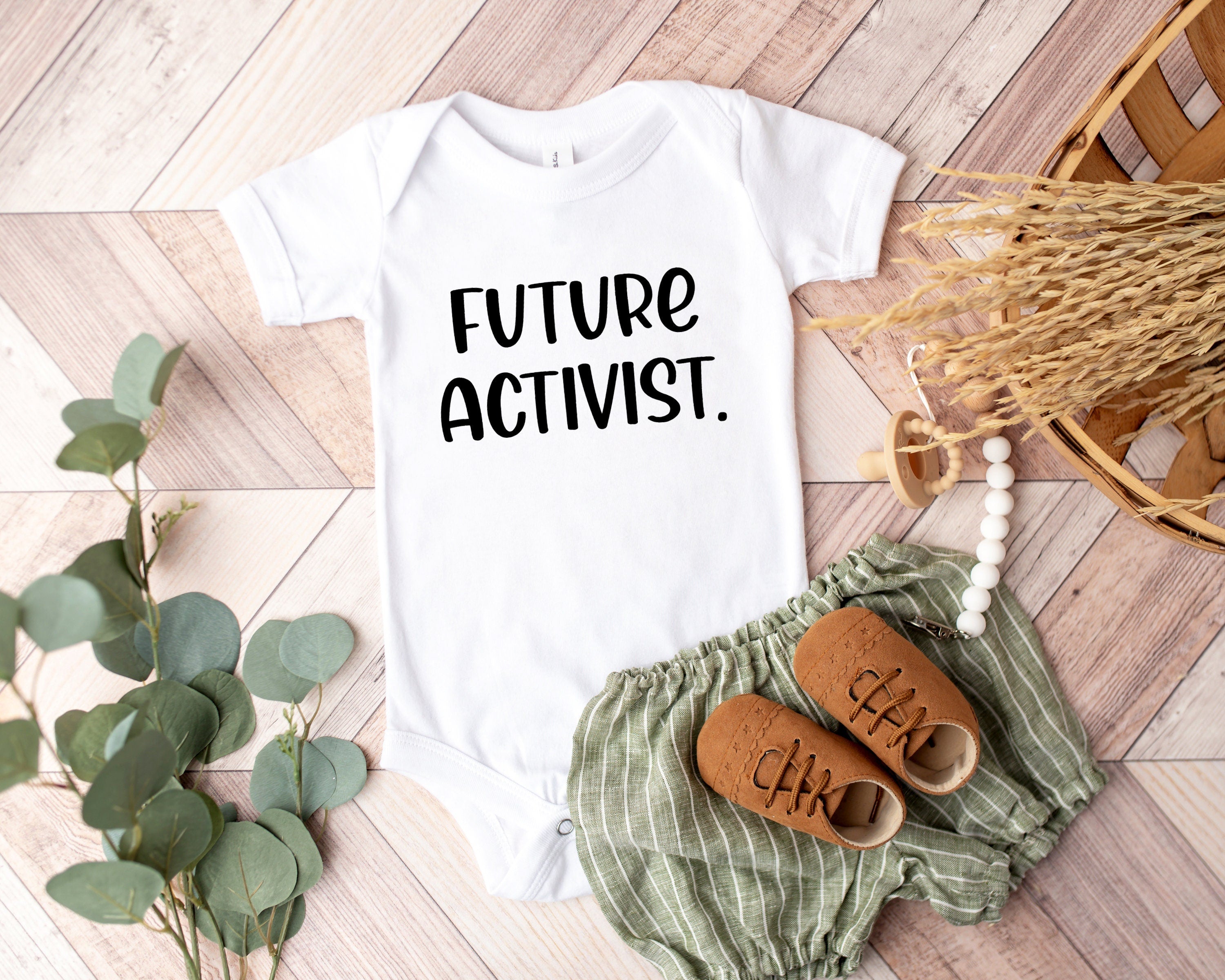 Future Activist Baby Onesie®, Civil Rights Onesie®, Empowerment Baby Bodysuit, Human Rights Activist Onesie®