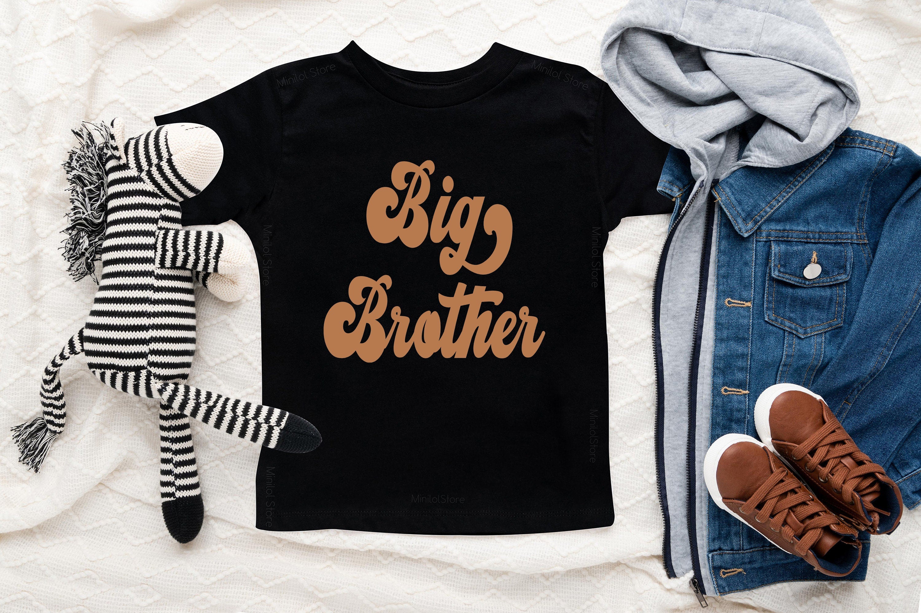 Big Brother Shirt, Retro Big Brother Shirt, Hipster Big Brother Tee, Vintage Big Brother Kids Shirt