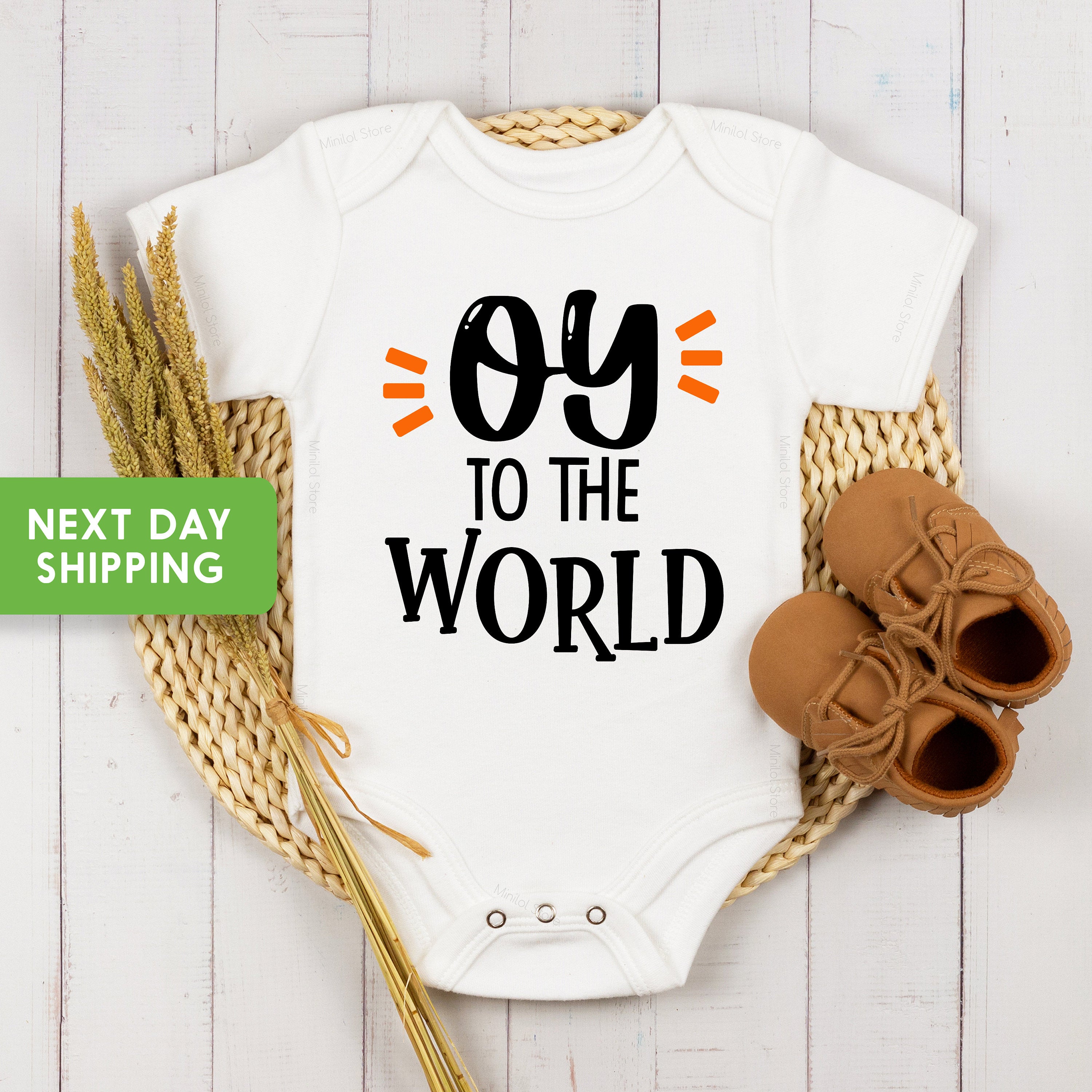 Cute Hannukkah Baby Onesie®, Jewish Baby Onesie®, Oy Hanukkah Baby Bodysuit