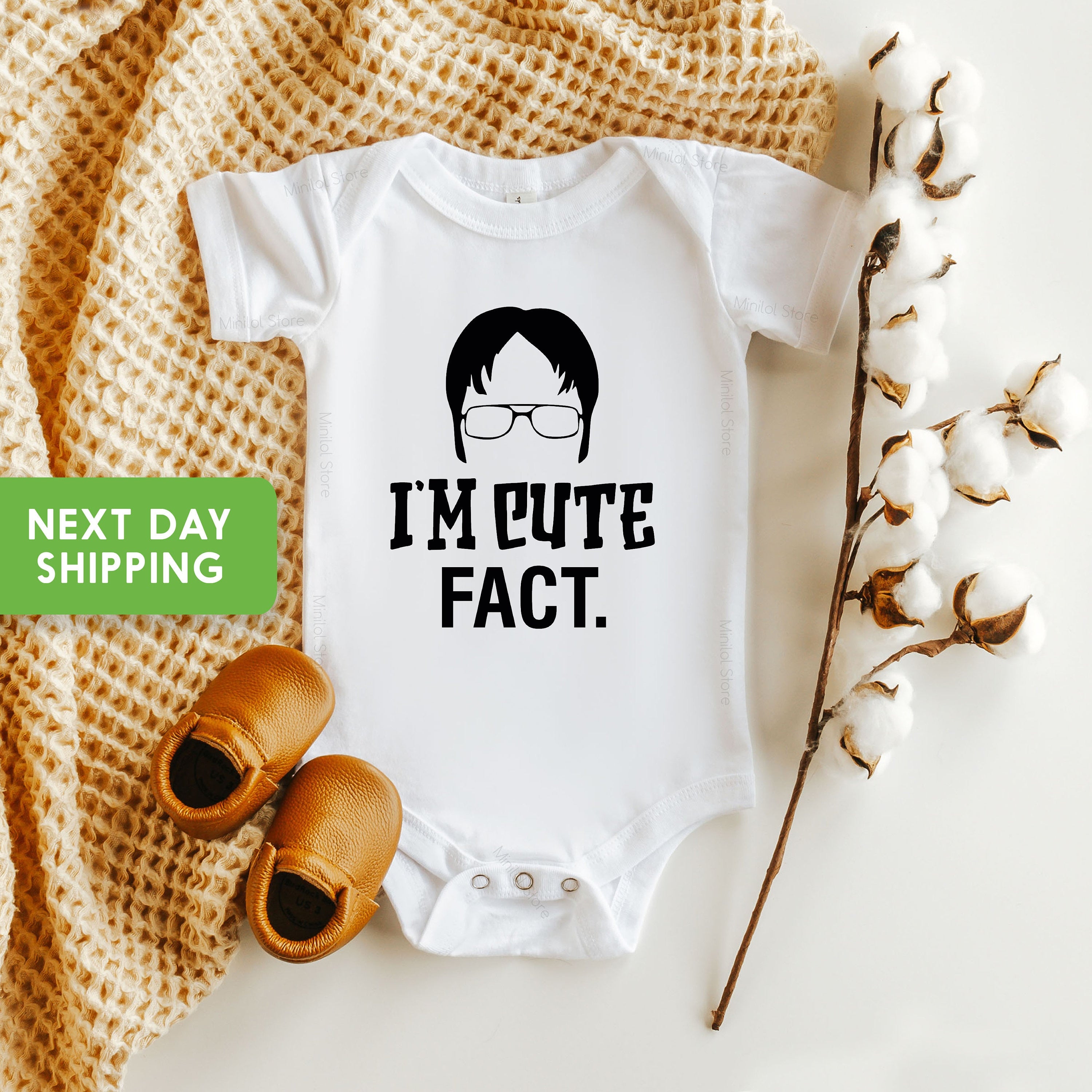 Funny Baby Onesie® The Office Humor, Cute Baby Onesie® Unisex Baby Onesie®