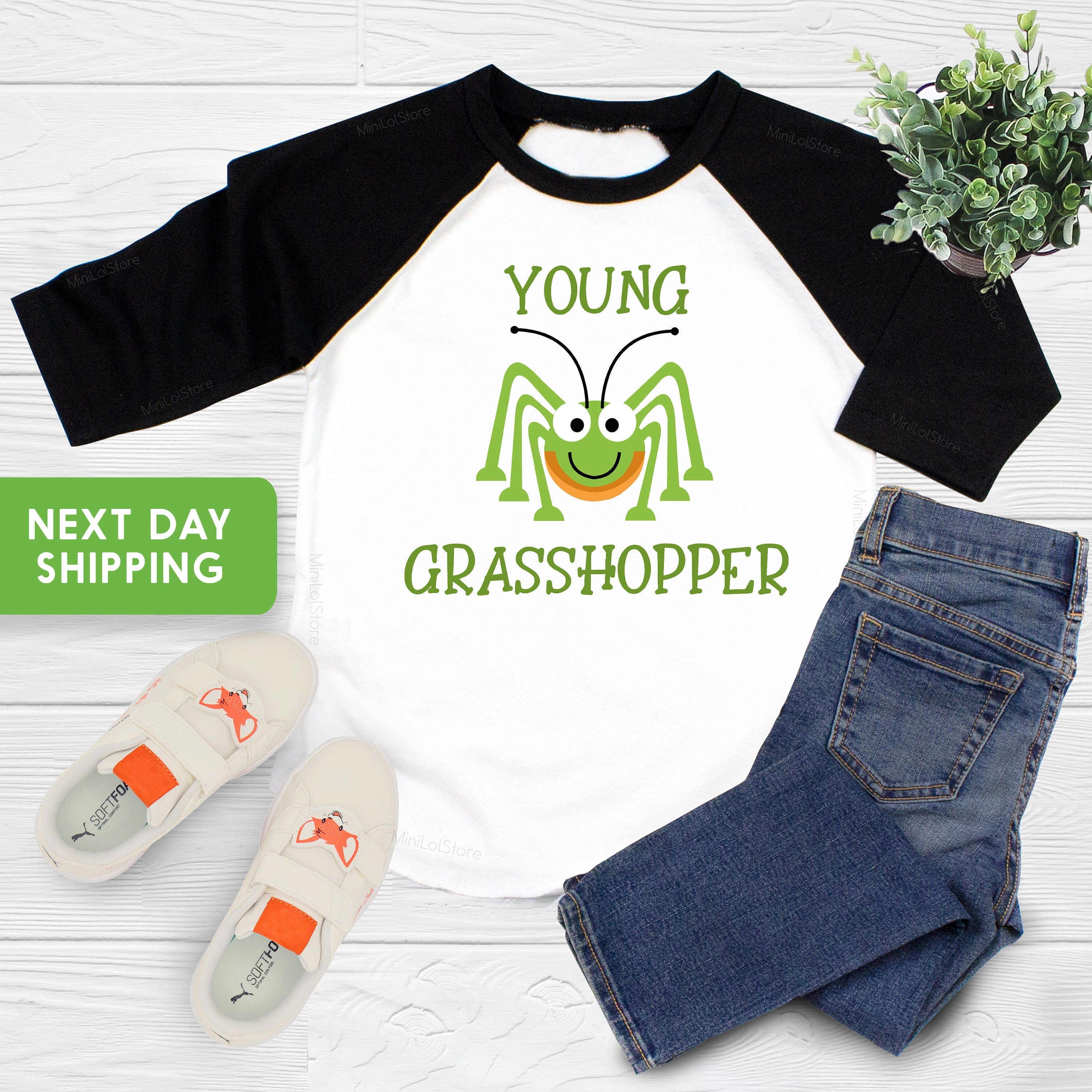 Young Grasshopper Shirt, Funny Toddler Shirt, Grasshopper Toddler Shirt, Cute Toddler Gift