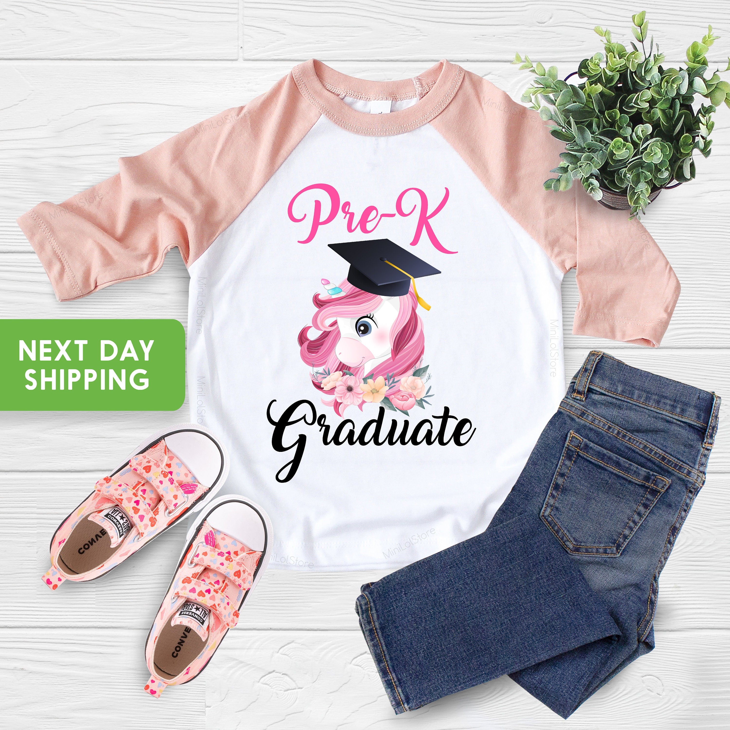 Pre-K Graduation Shirt, Pre K Graduation Shirt, Unicorn Shirt For Kids, Preschool Graduation Gift