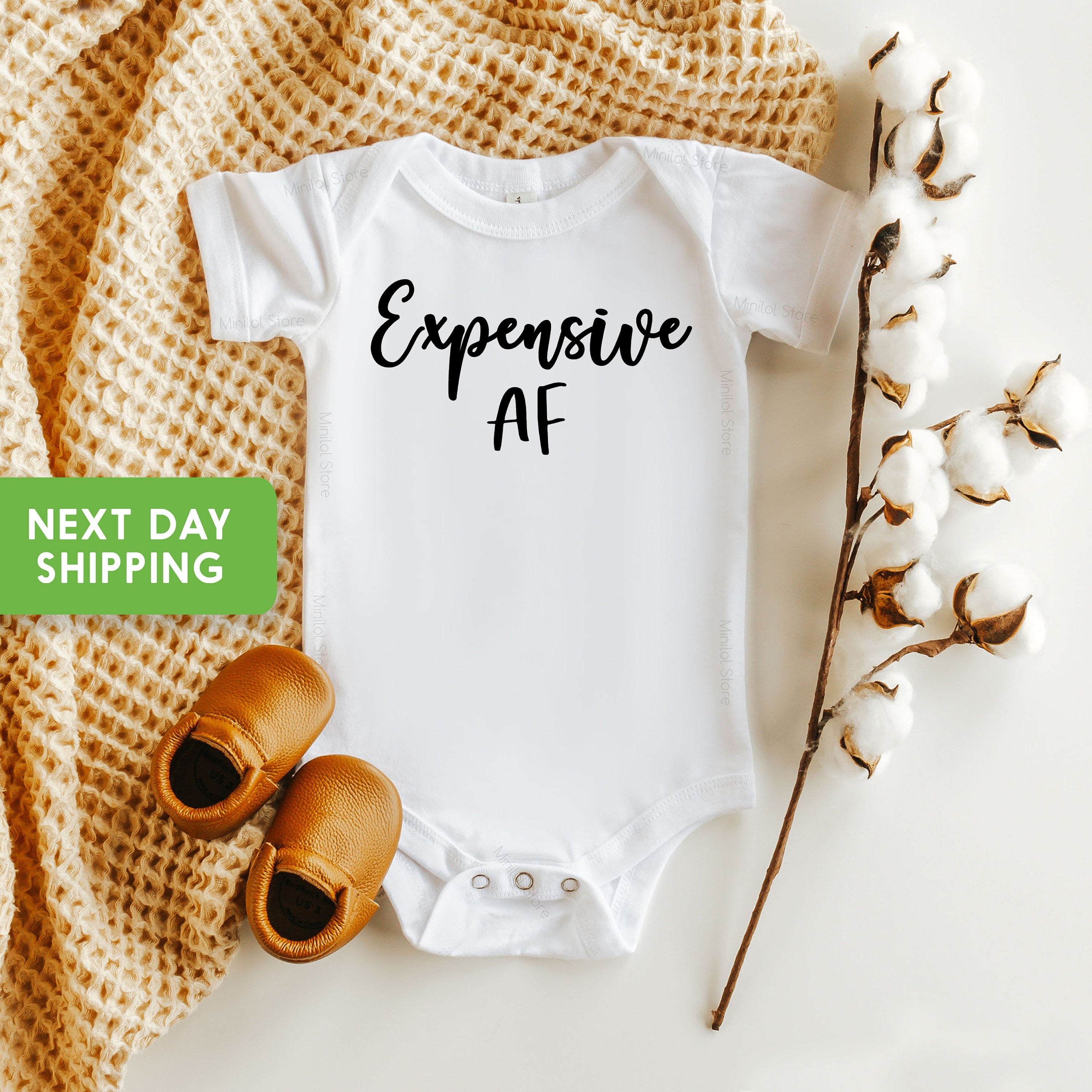 Expensive Af Baby Onesie®, Funny Baby Onesie®, Baby Shower Gift,Cute Hipster Onesie®