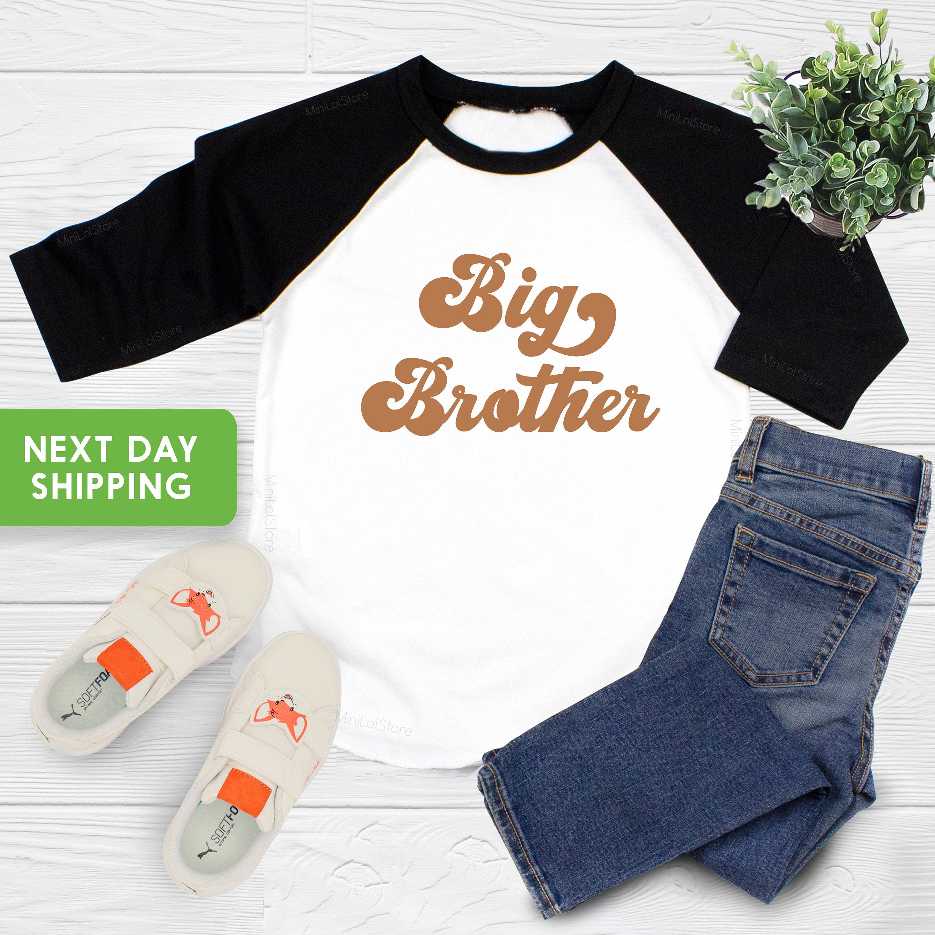 Big Brother Shirt, Retro Big Brother Shirt, Hipster Big Brother Tee, Vintage Big Brother Kids Shirt