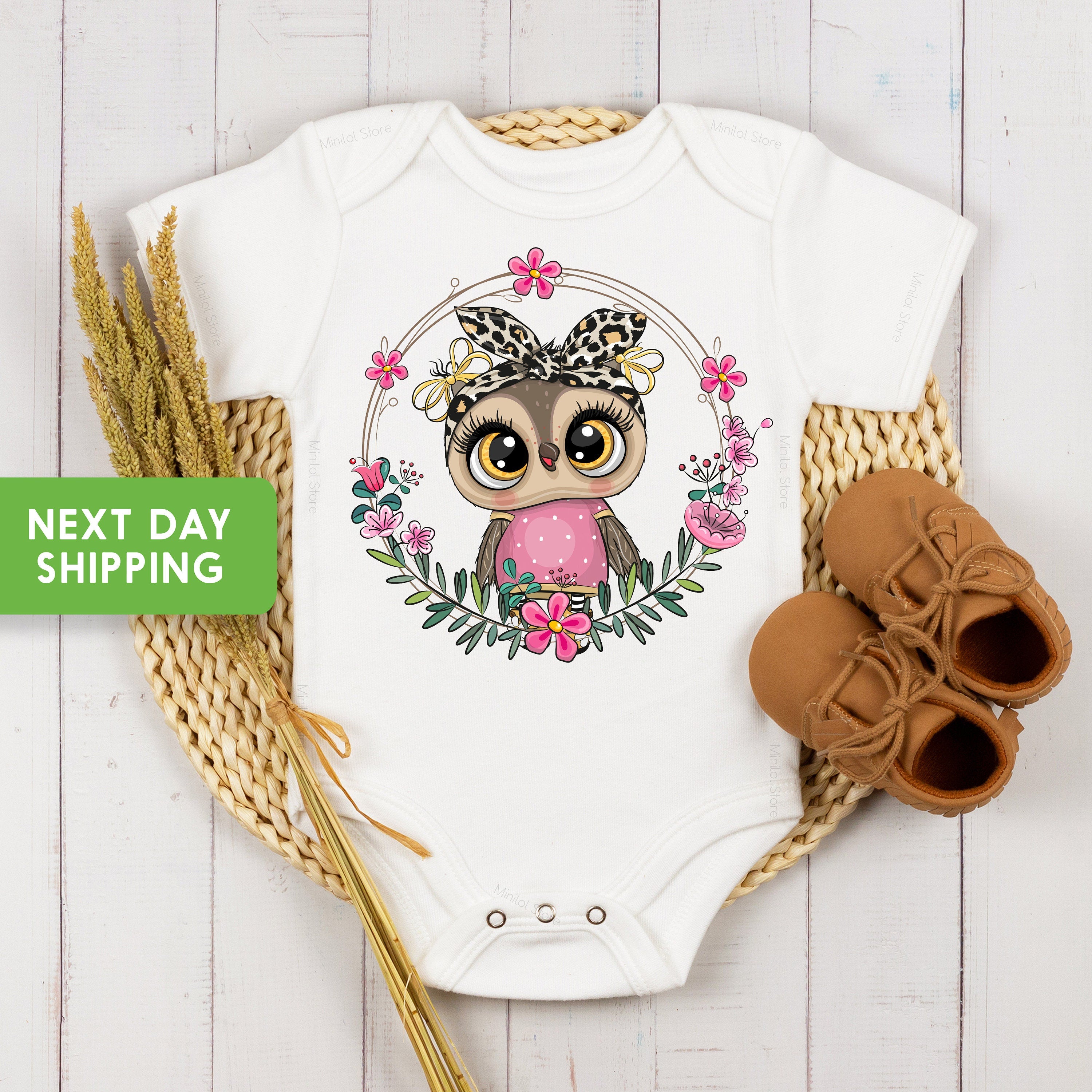 Owl Onesie®For Girl, Owl Baby Onesie® Owl Baby Shower Gift For Girl, Cute Owl Baby Clothes, Onesie® For Baby