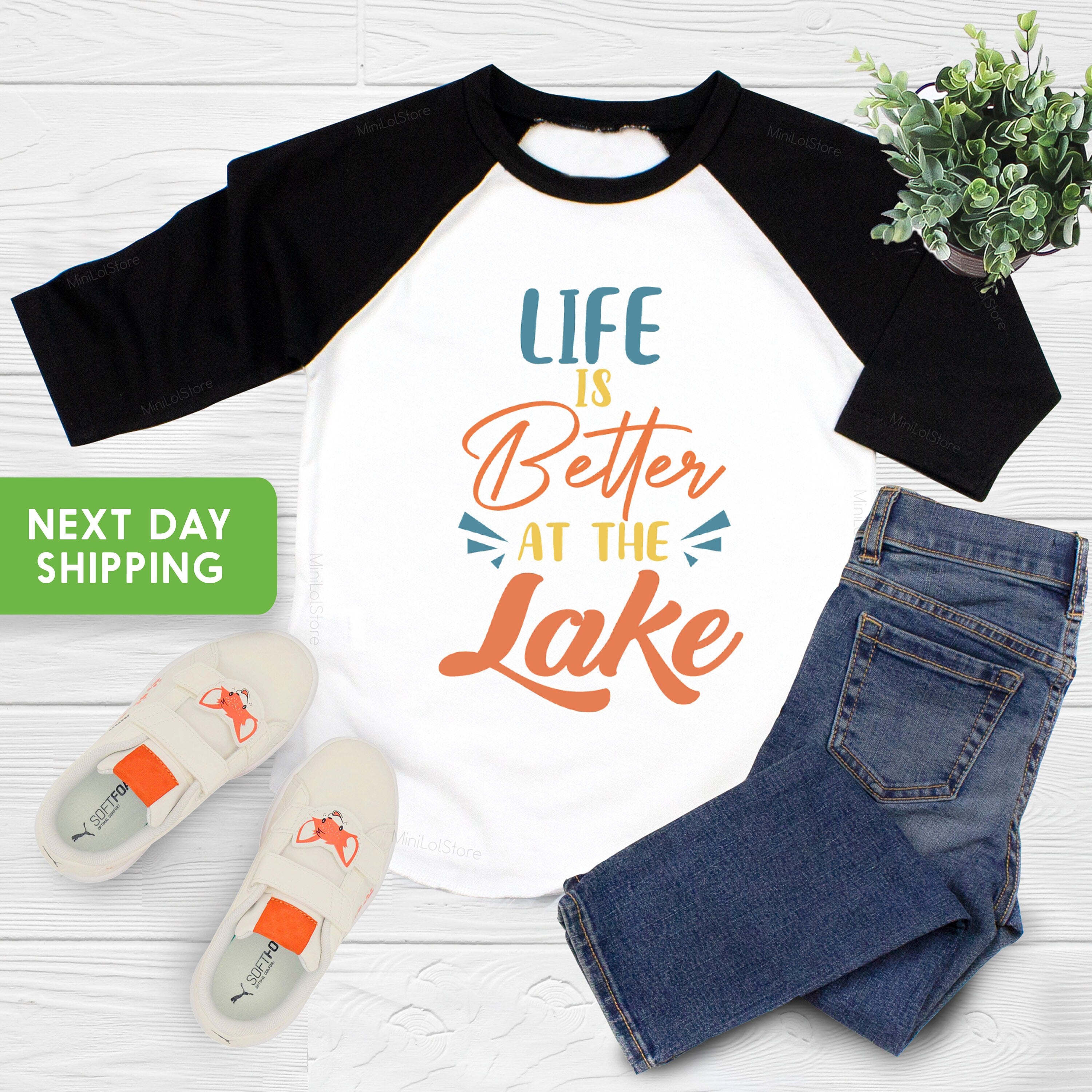 Lake Life Shirt, Life Is Better At The Lake Raglan, Little Camper Shirt, Adventure Kids Shirt