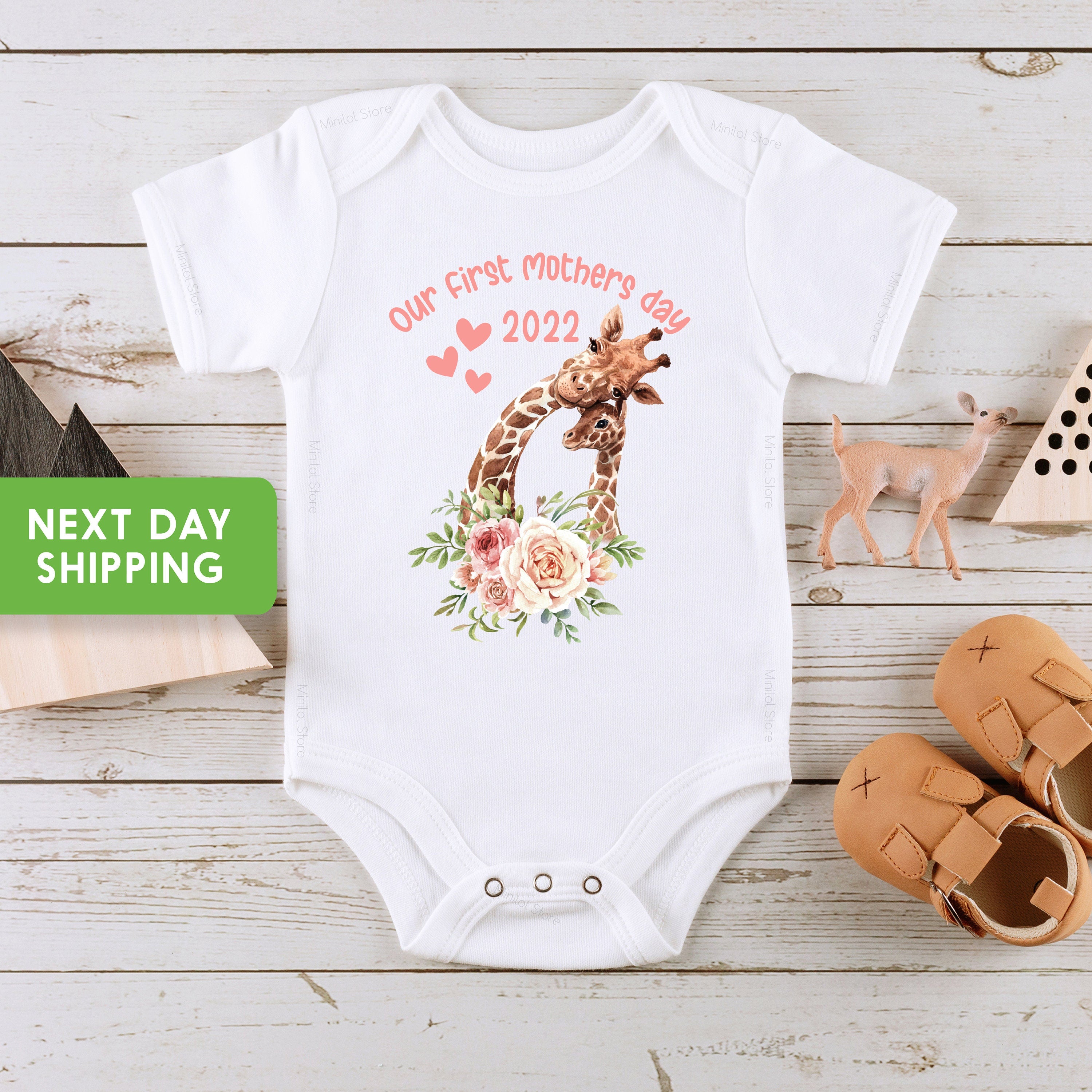 Our First Mother's Day Onesie® Cute Mother's Day Onesie®